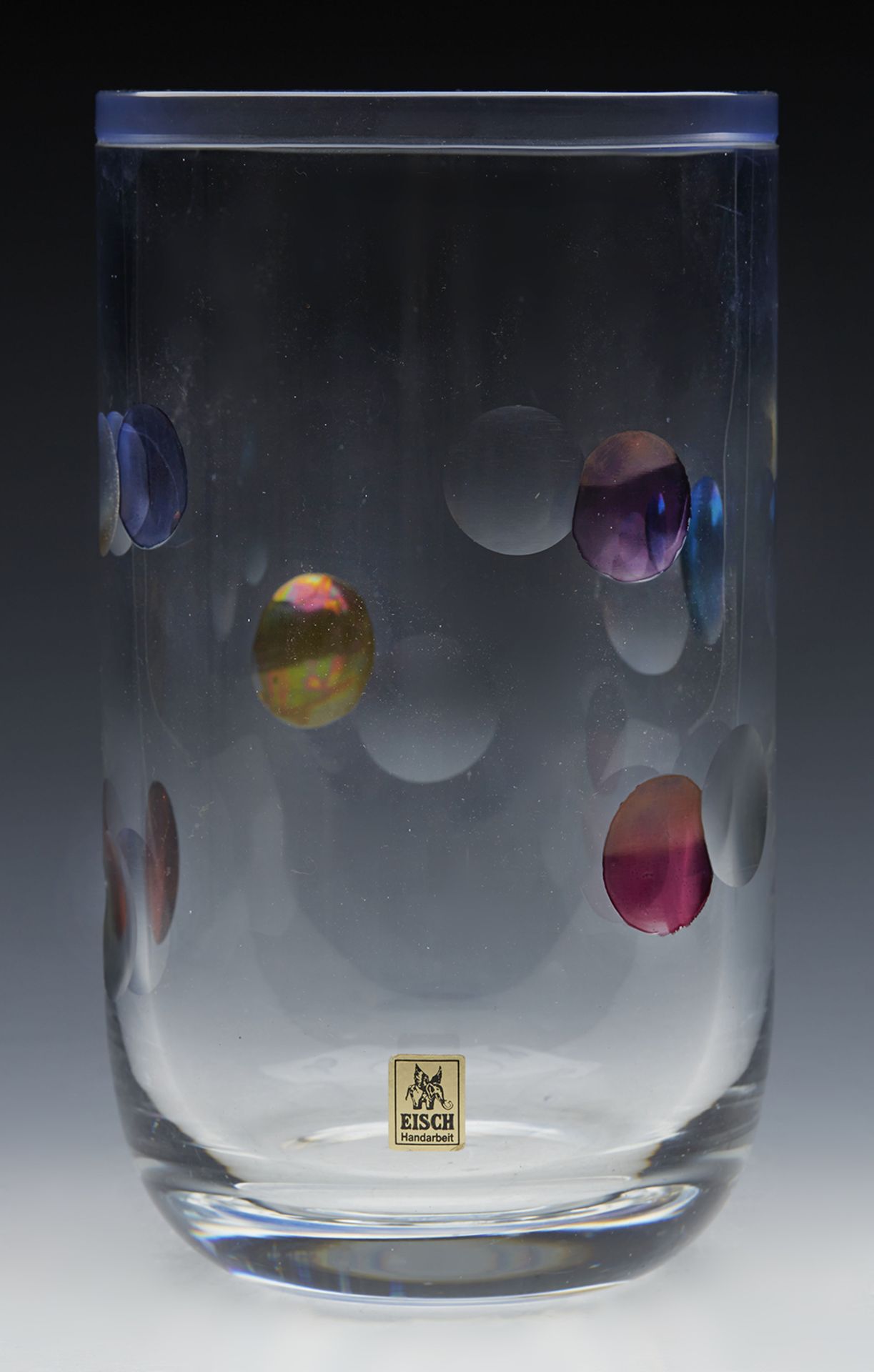 Vintage German Art Glass Vase By Erwin Eisch 20Th C.