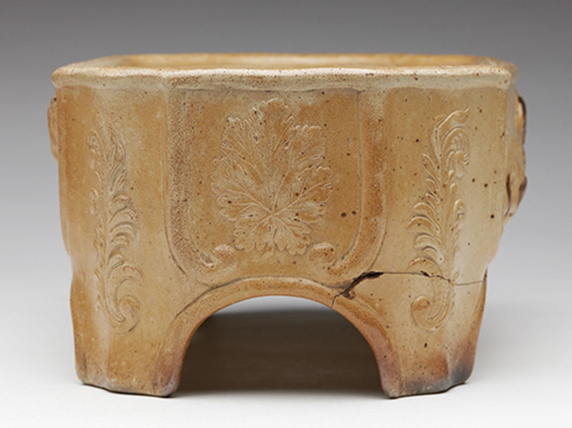 Antique Brampton Salt Glazed Dog Bowl C.1850 - Image 8 of 21