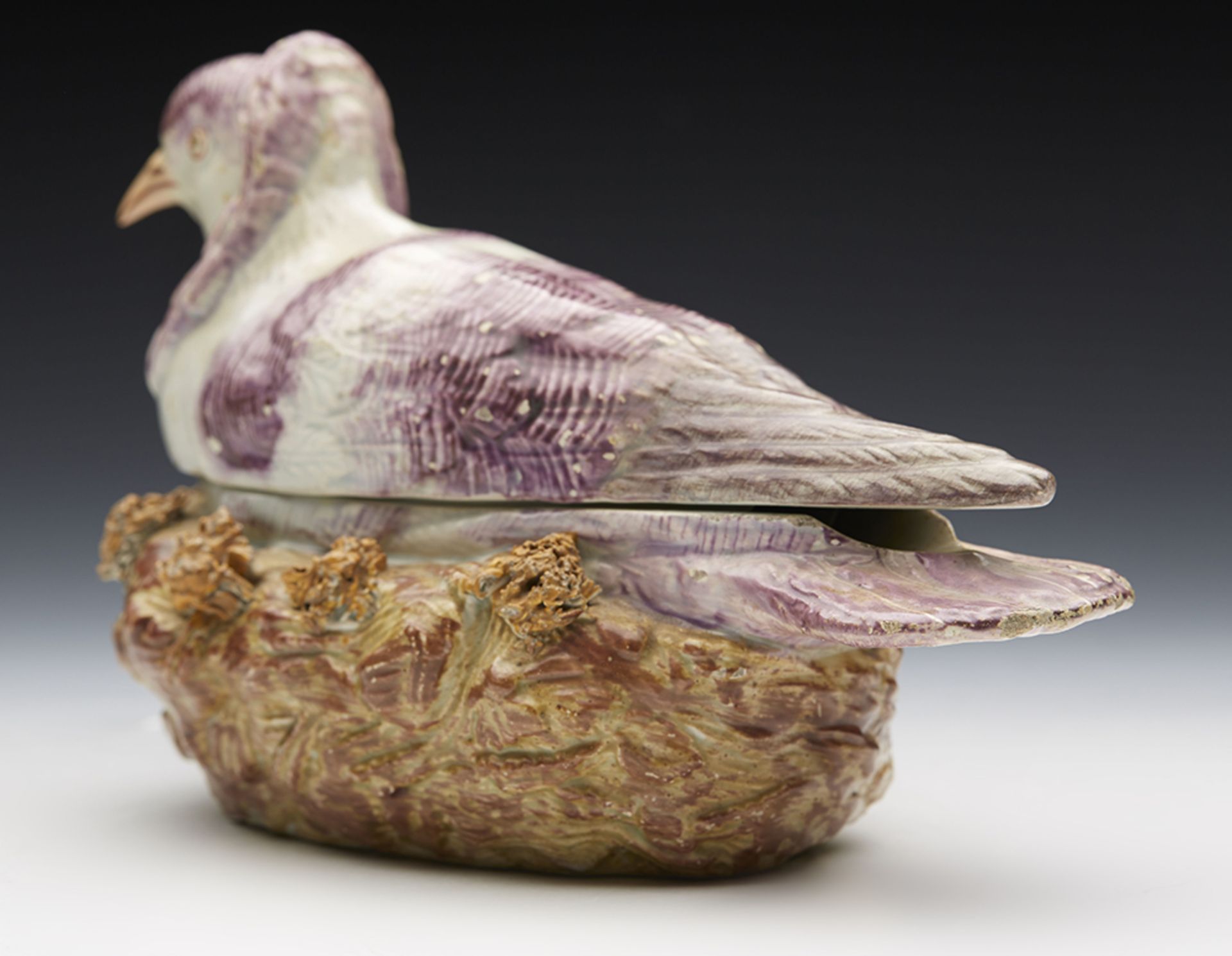 Antique Staffordshire Pearlware Pigeon Tureen Early 19Th C. - Image 9 of 9