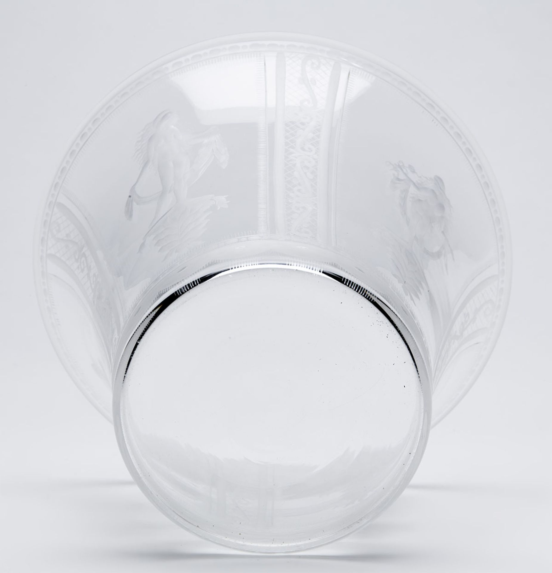 Swedish Orrefors Art Glass Bowl Simon Gate C.1918 - Image 7 of 7