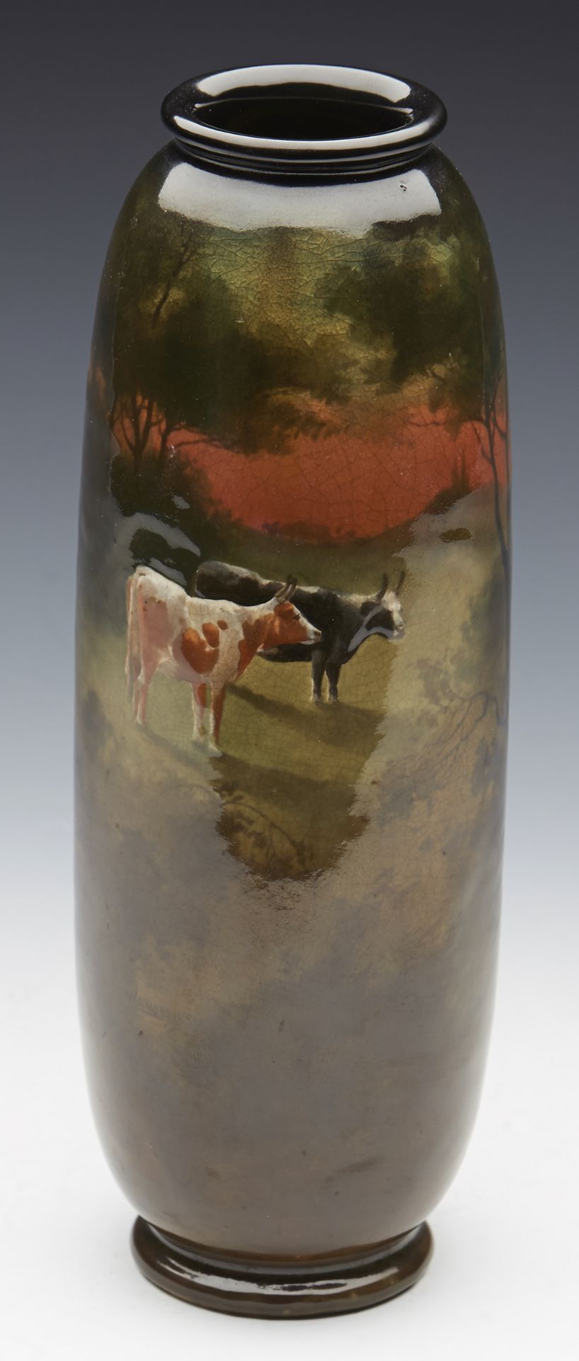 Doulton Holbein Ware Cattle Vase By Williamn G Hodkinson C.1895 - Image 14 of 15