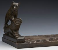 Antique Blackforest Bear Book Stand C.1900