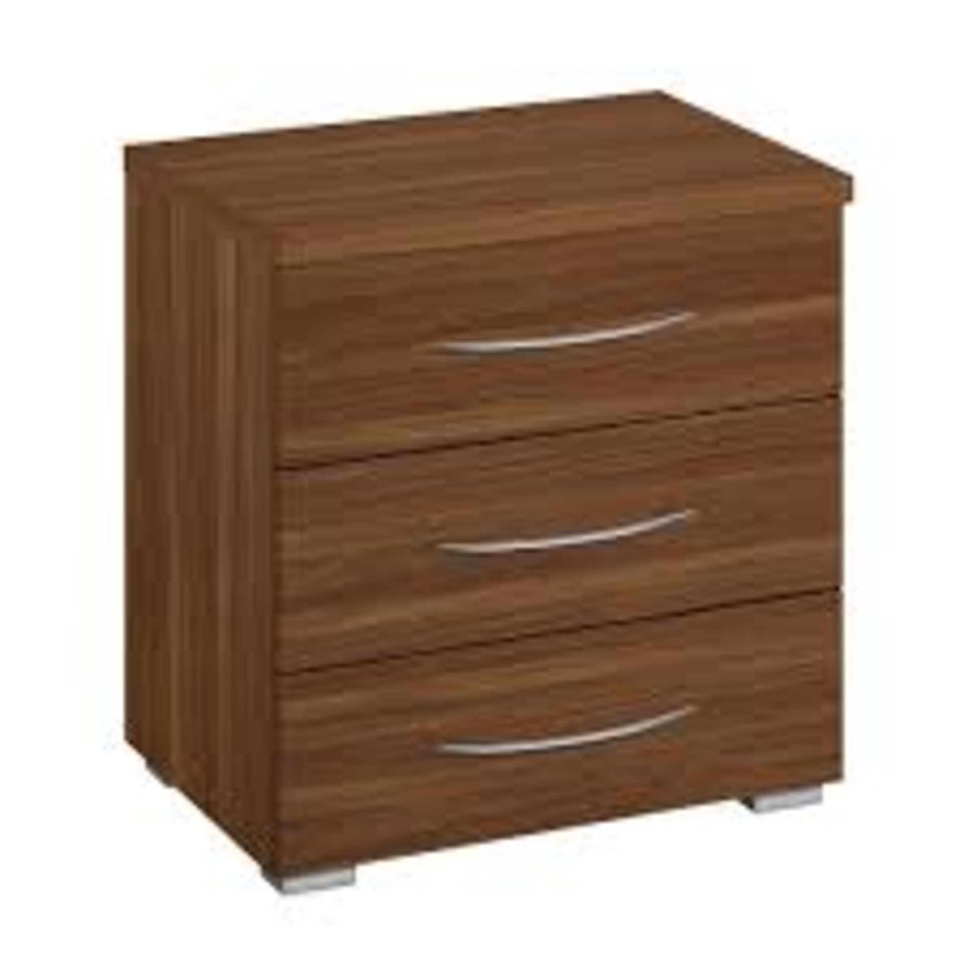 Pallet - 437 - 8 x WALNUT 3 DRAWER UNIT CARCASE SKU - 455931 RRP £1272