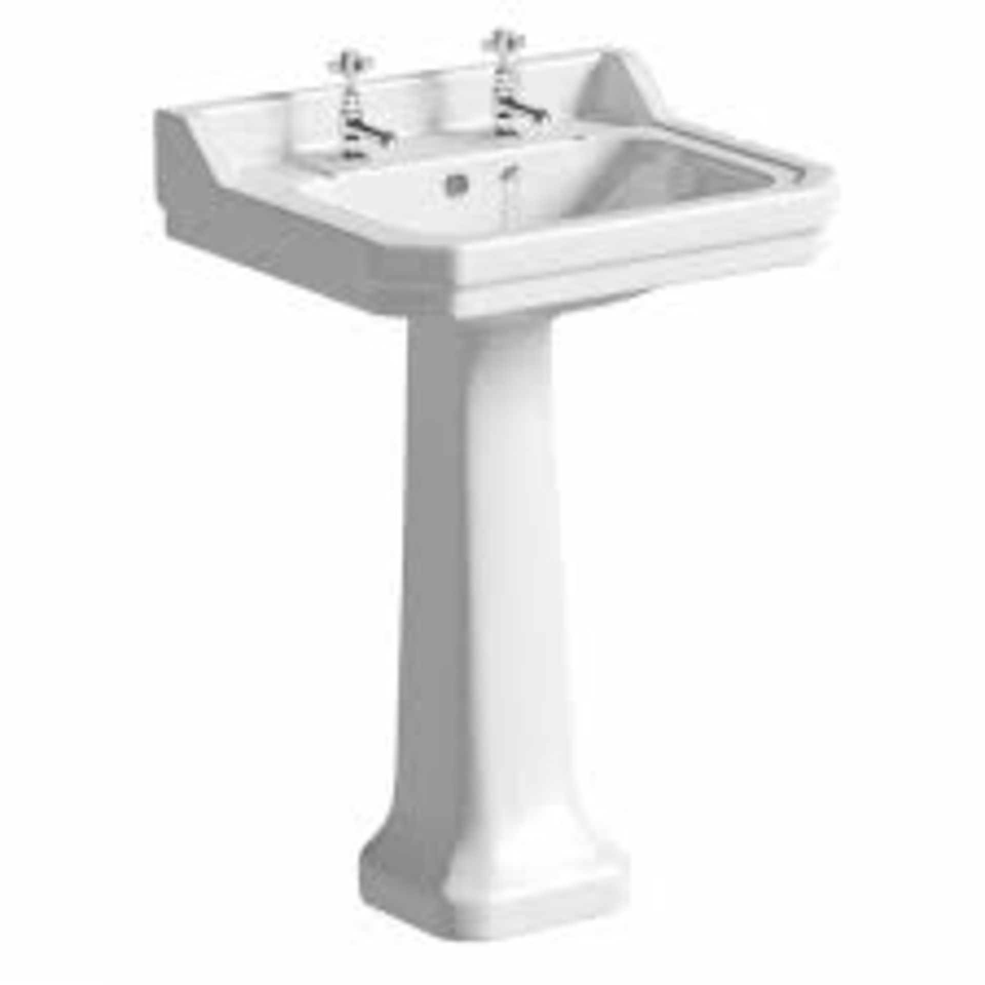 Pallet - 420 - 13 x Facile 40cm Left hand basin SKU - 470156 RRP £389.87