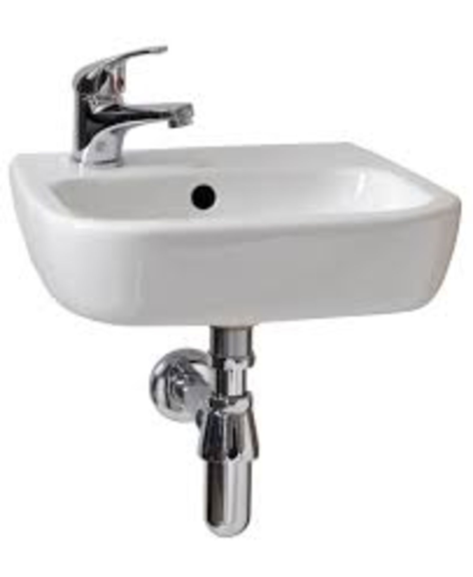 Pallet - 420 - 13 x Facile 40cm Left hand basin SKU - 470156 RRP £389.87 - Bild 2 aus 8