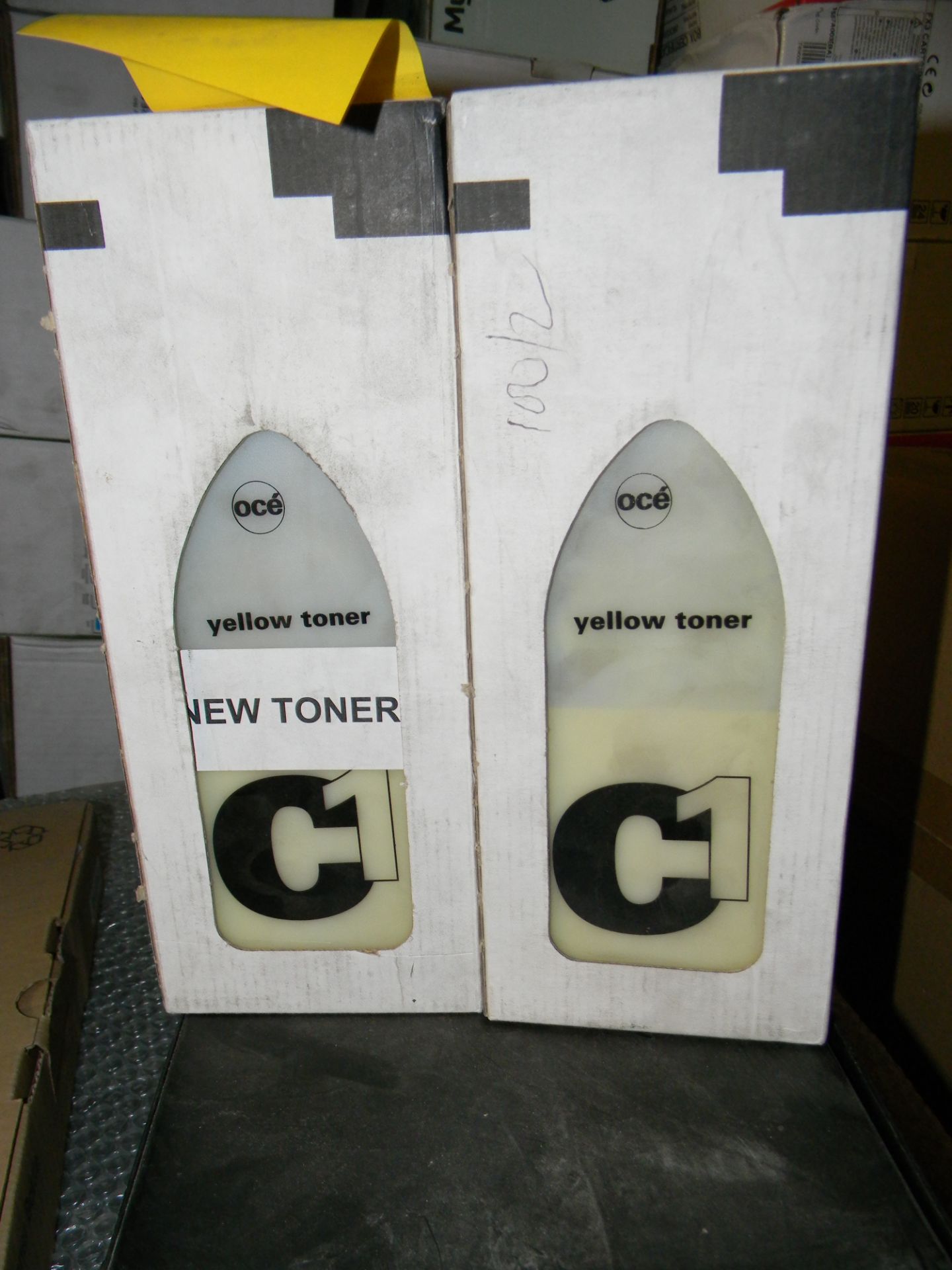 2 x OCE Yellow refil toner