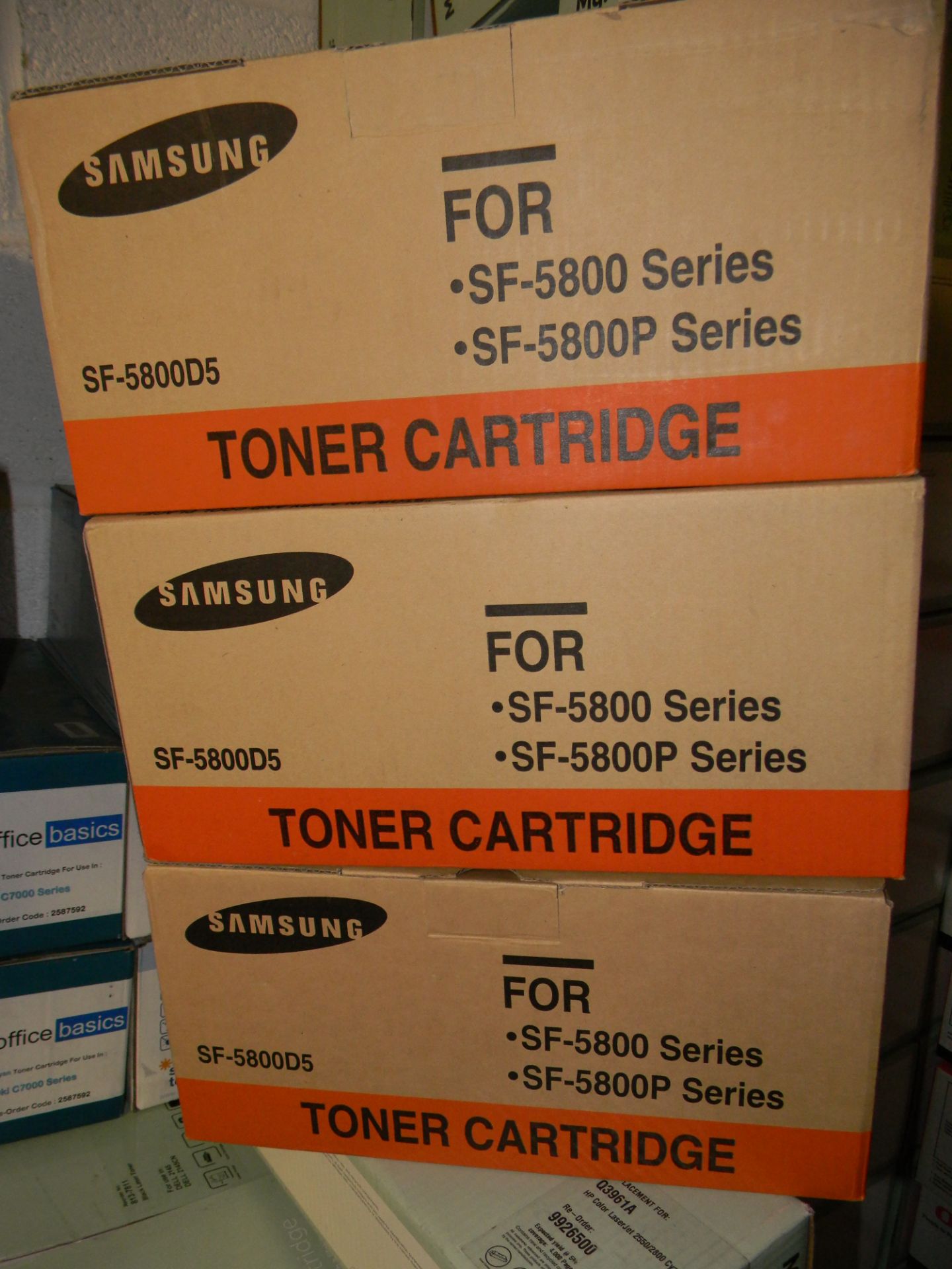 Samsung 3 x Toner Cartridges SF-5800D5