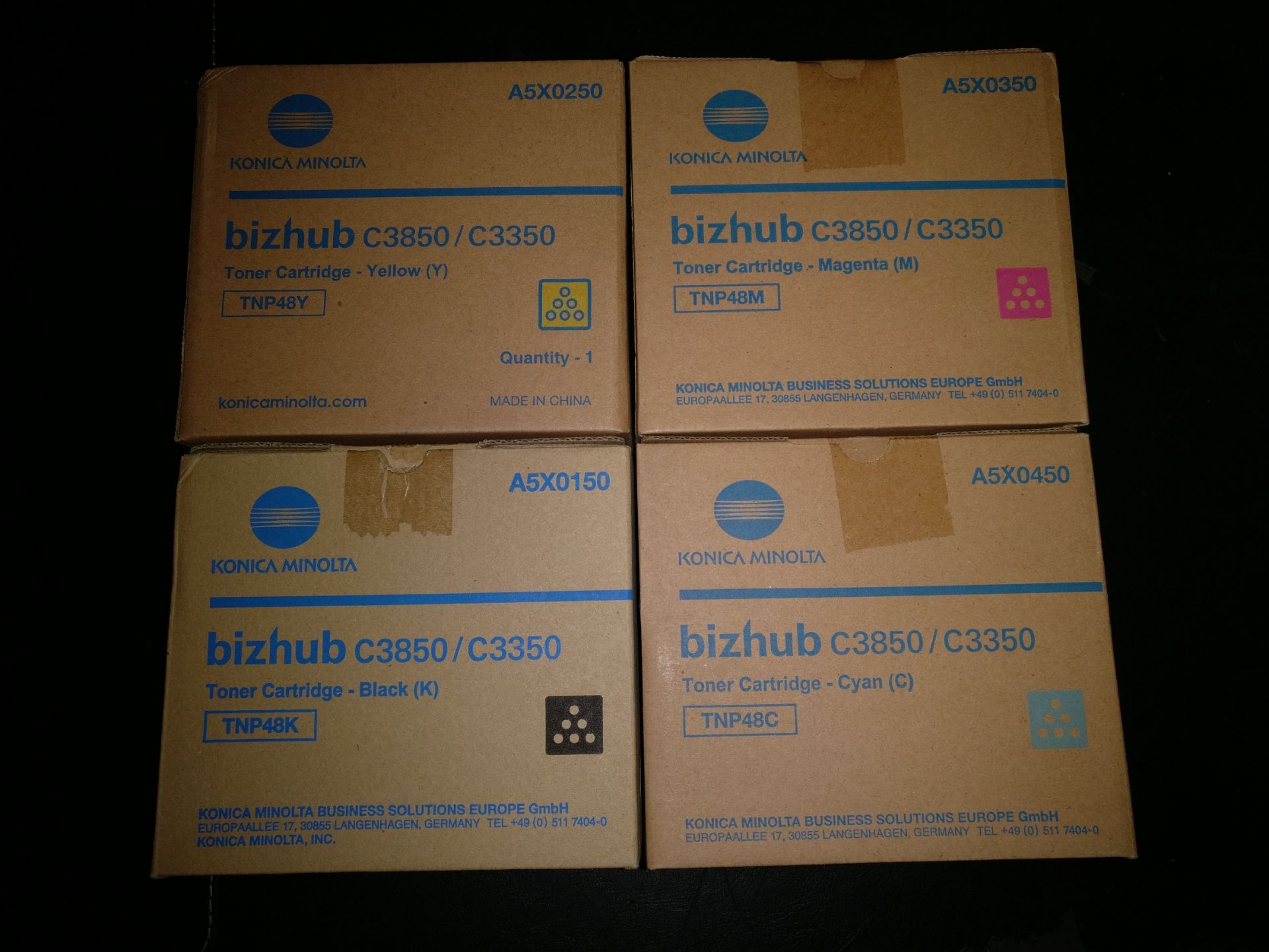 Konica Minolta Toner full set for Bizhub C3350