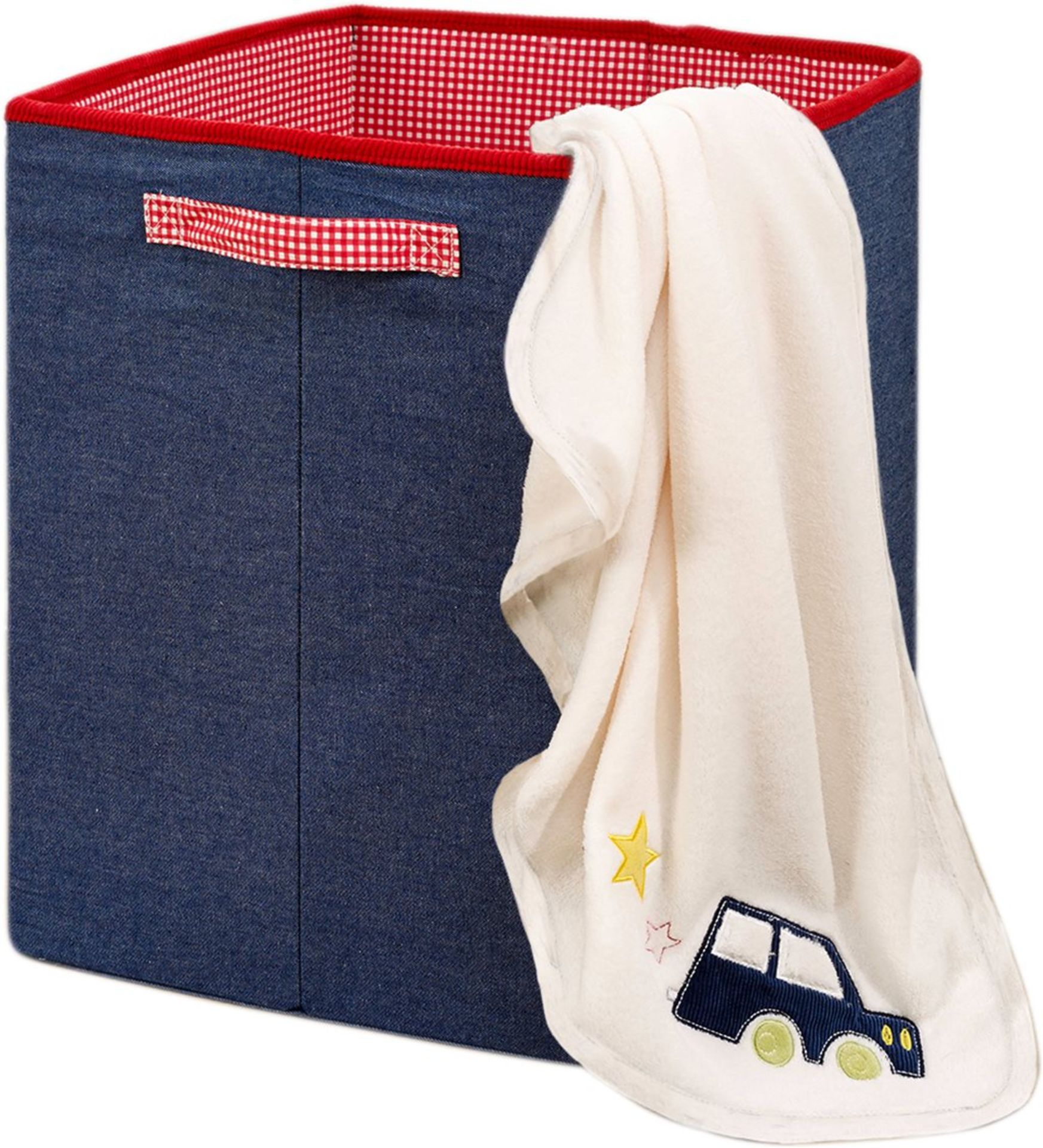 50 sets Fetch the Engine Boys Storage Hamper/Toy Box/Laundry Basket (Denim blue with red an - Image 2 of 2