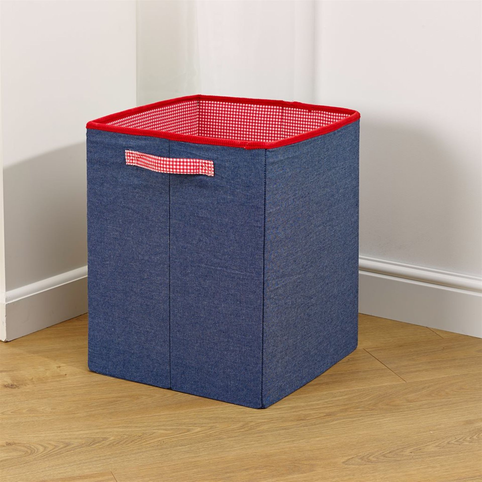 50 sets Fetch the Engine Boys Storage Hamper/Toy Box/Laundry Basket (Denim blue with red an