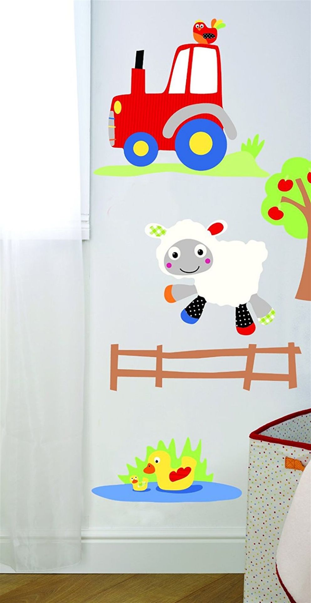 50 sets Funberry Farm Nursery MakeOver Kit (Over 70 Wall Stickers to Decorate the Whole Bedroom) - Image 3 of 3