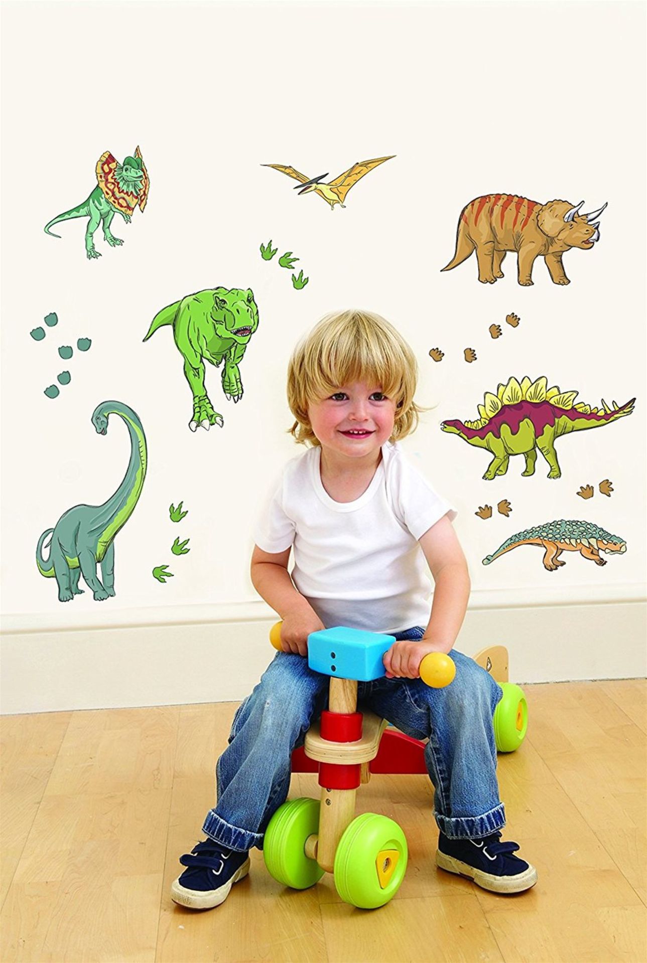 50 sets FunToSee Dinosaur Bedroom and Nursery Wall Stickers