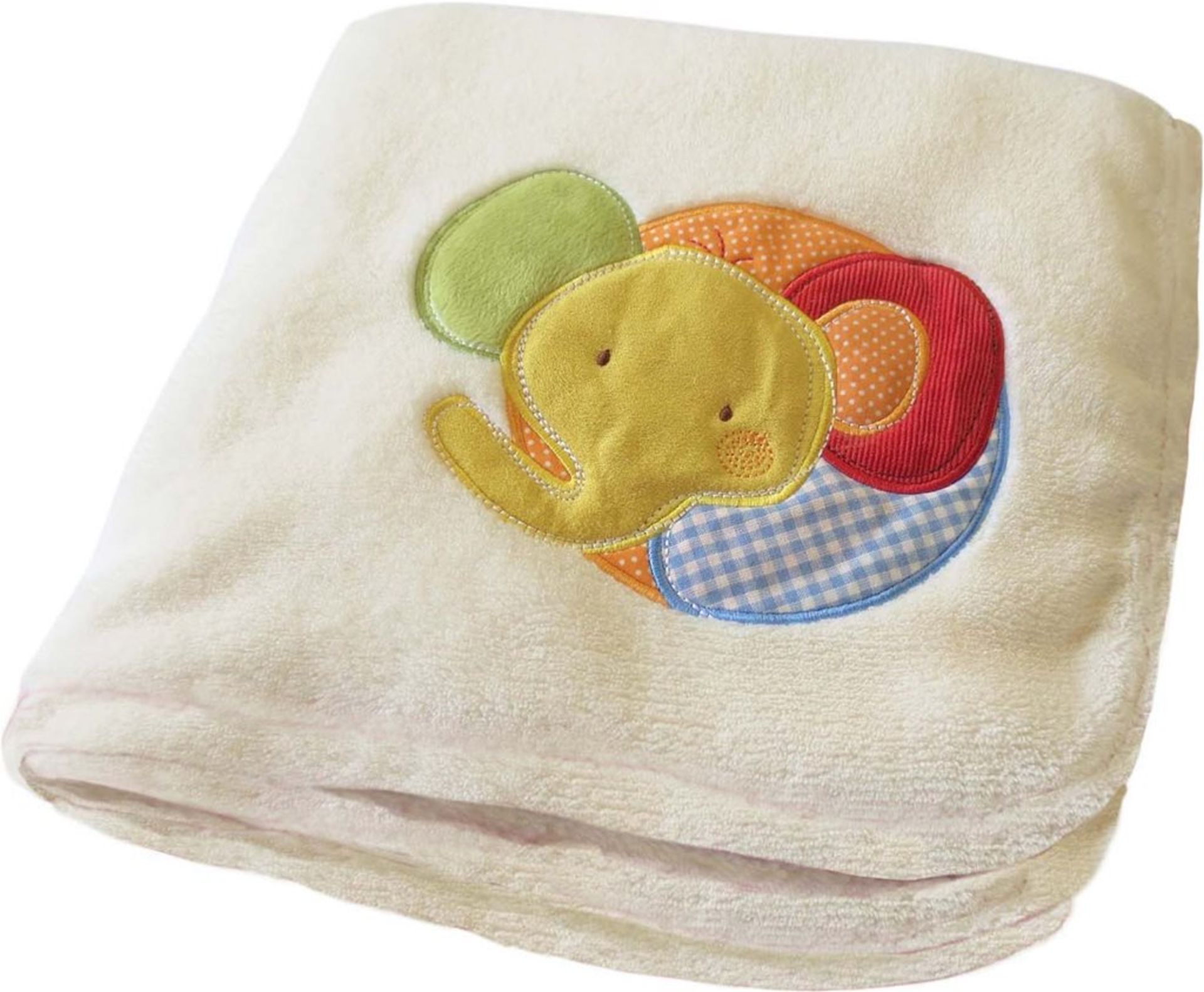 50 sets Jolly Jamboree Soft Pram and Nursery Baby Blanket (100 x 75cm, Cream)