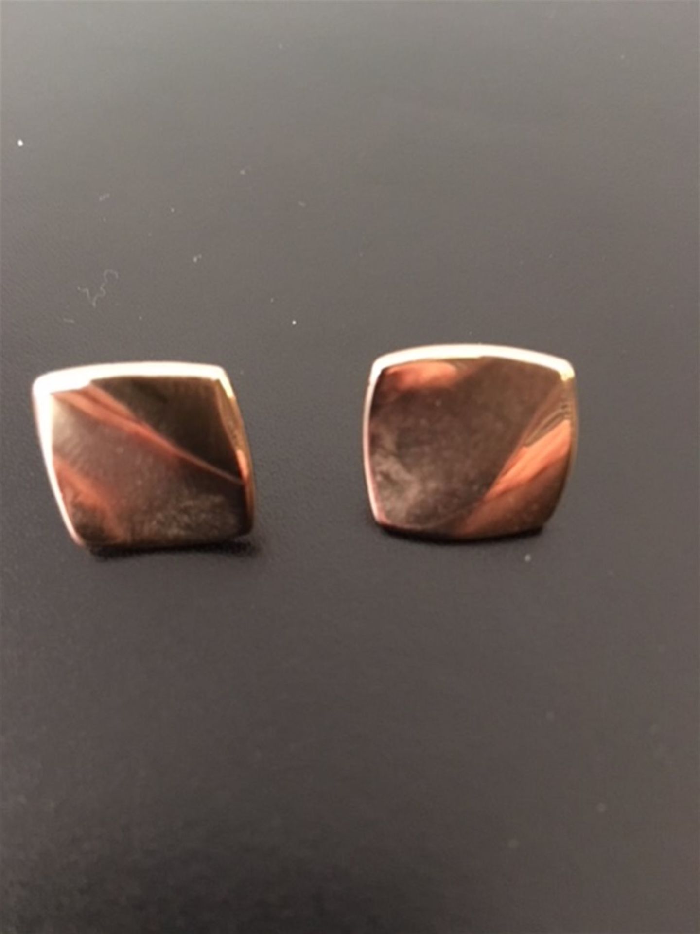 18ct Rose Gold earrings