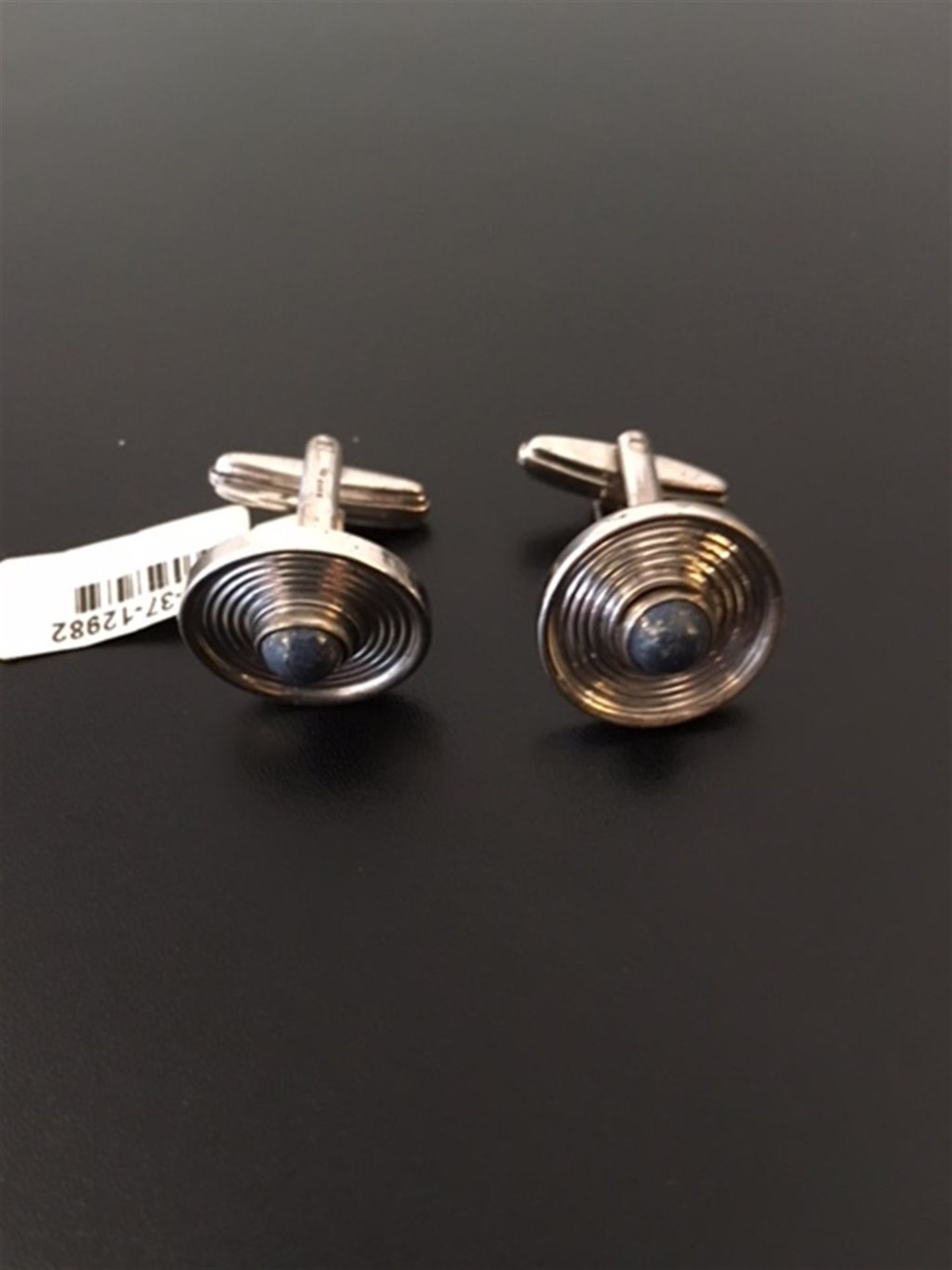 Silver cufflinks