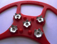 50x Red Premium Half Foot Ice Grippers