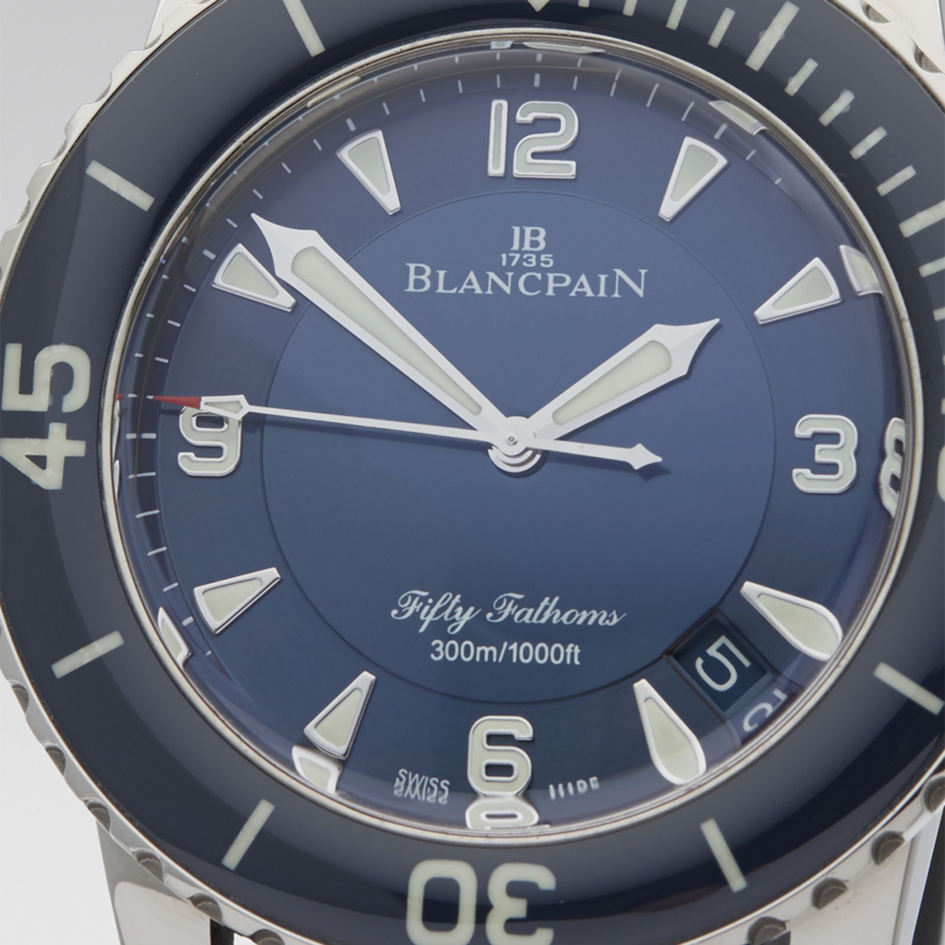 Blancpain Fifty Fathoms 45mm 18k White Gold - 5015-1540 52