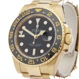 Rolex GMT-Master II 40mm 18k Yellow Gold - 116718