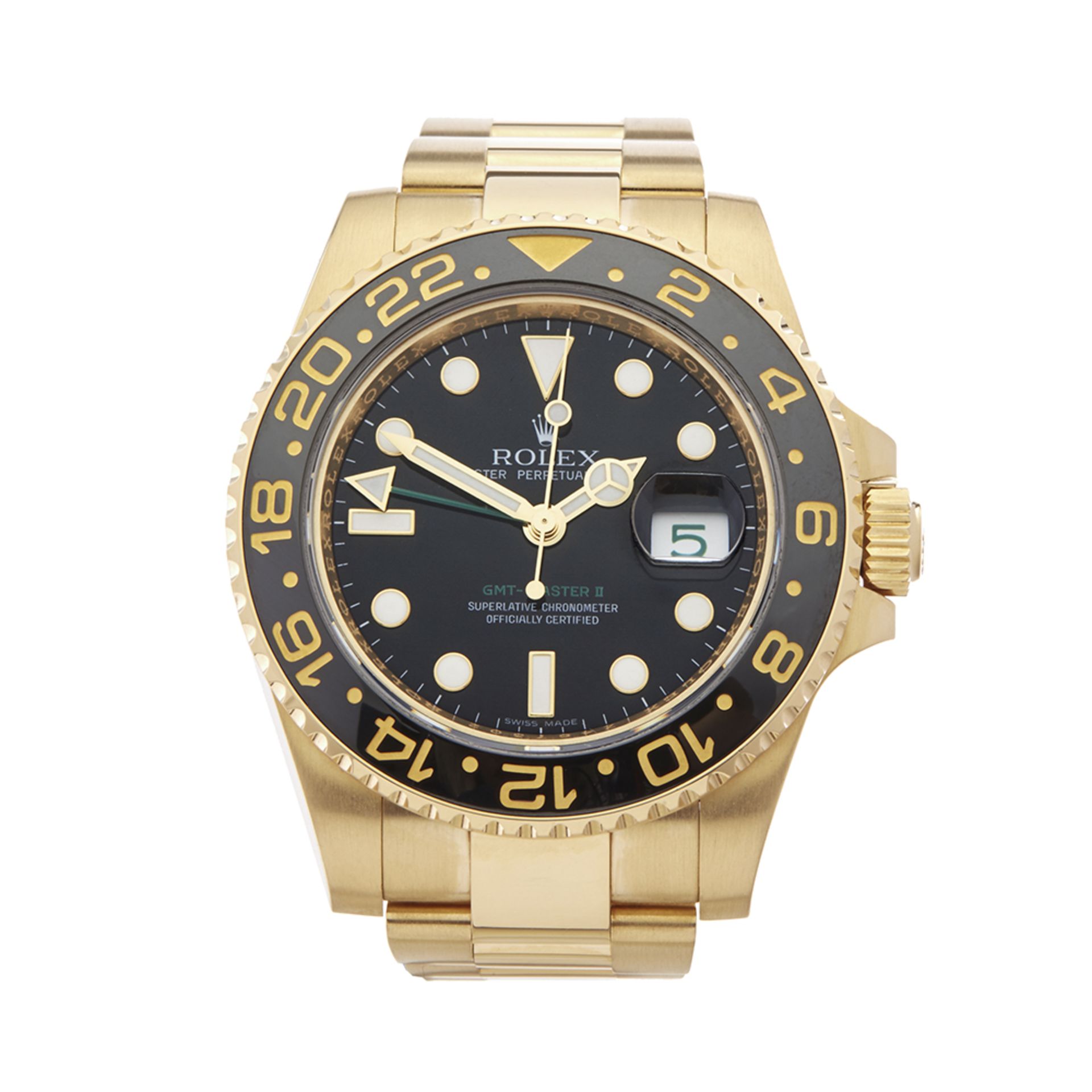 Rolex GMT-Master II 40mm 18k Yellow Gold - 116718 - Image 2 of 7