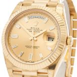 Rolex Day-Date 40mm 18k Yellow Gold - 228238