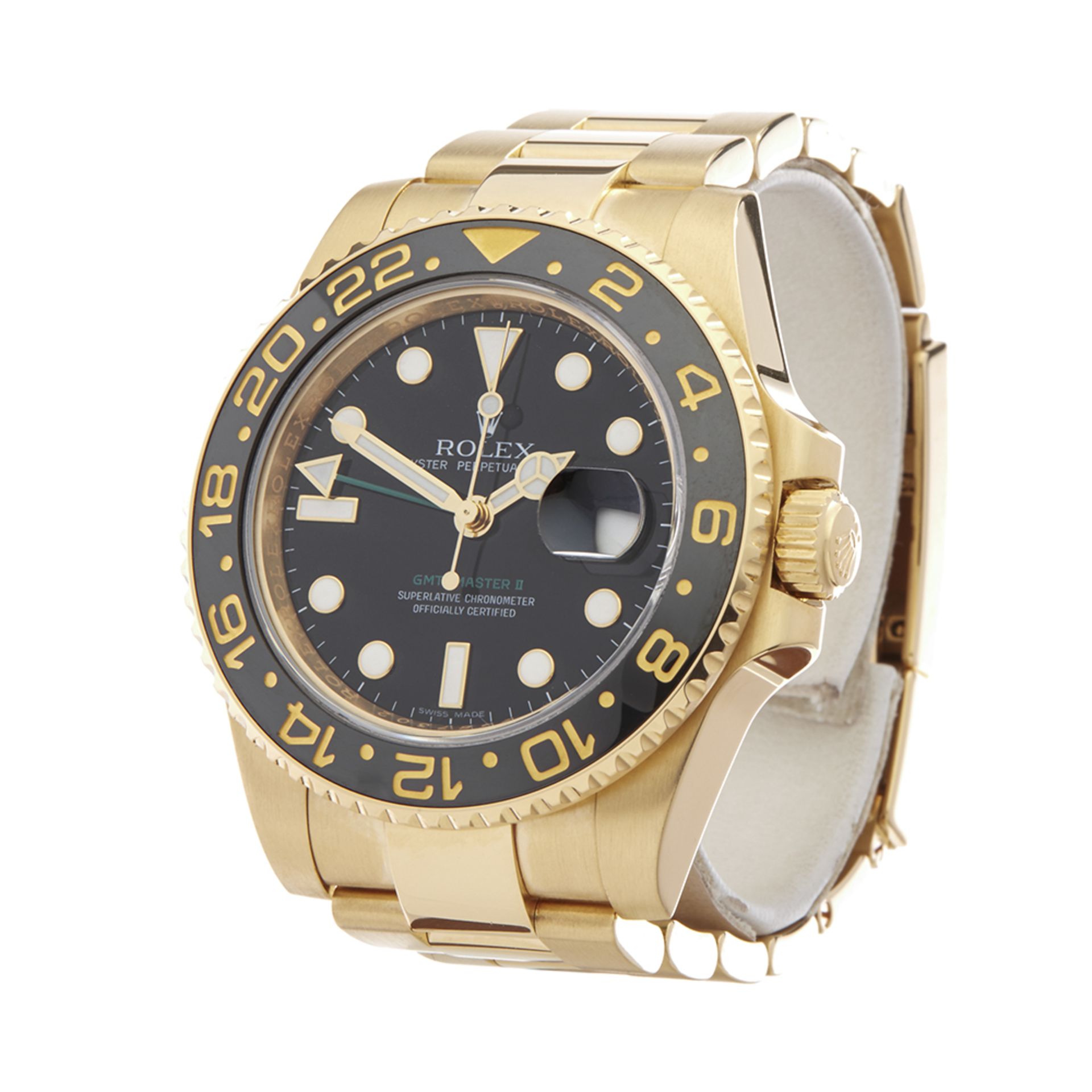 Rolex GMT-Master II 40mm 18k Yellow Gold - 116718 - Image 3 of 7
