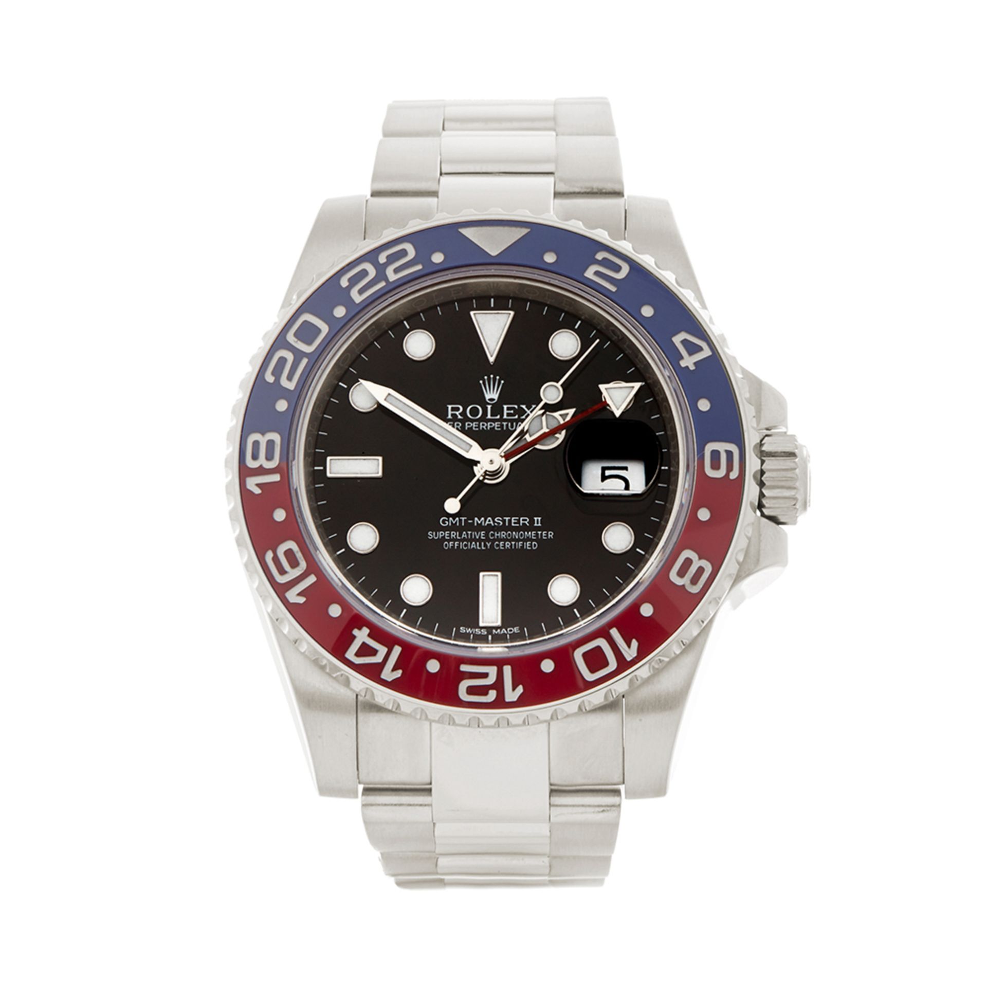 Rolex GMT-Master II Pepsi 40mm 18k White Gold - 116719BLRO - Image 2 of 8