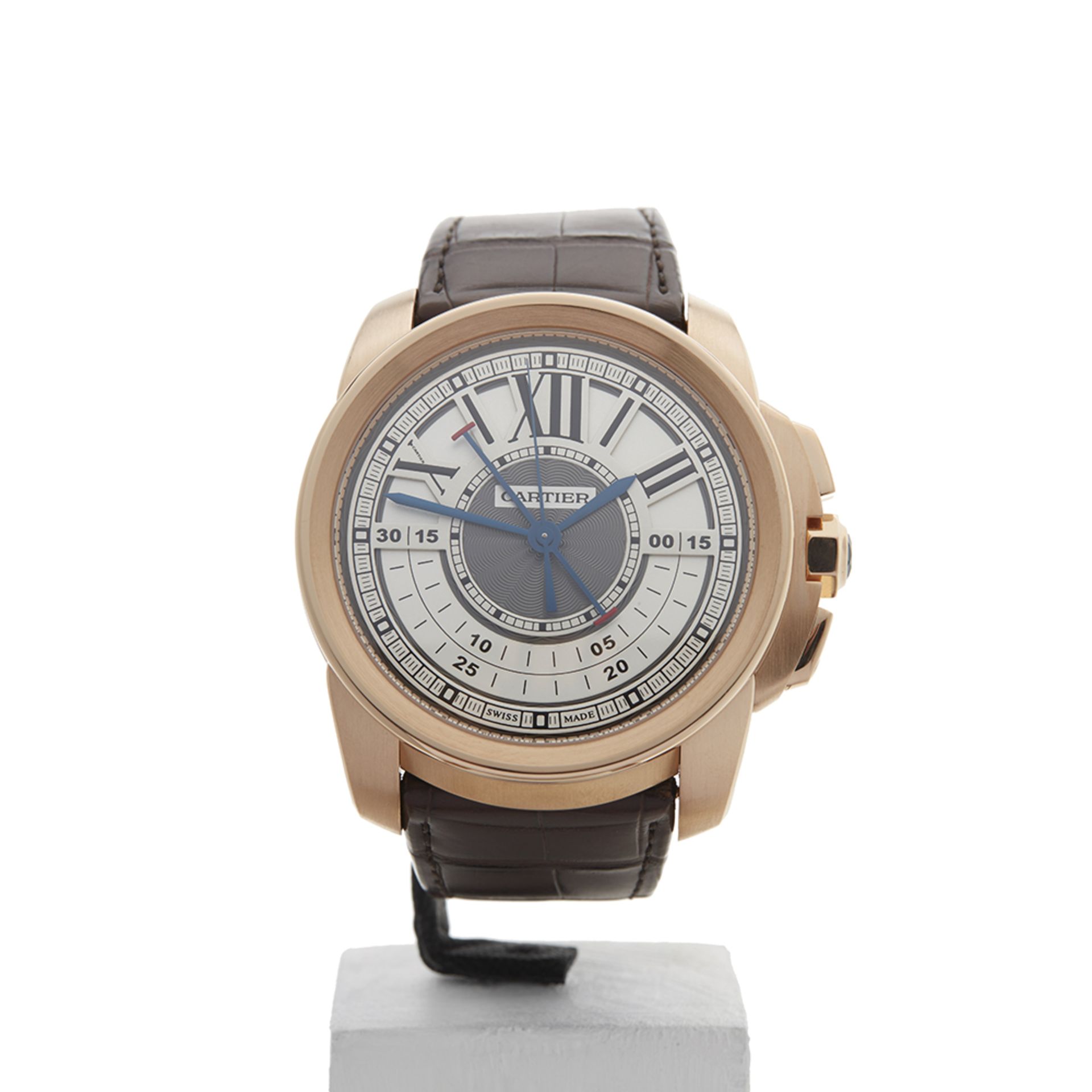 Cartier Calibre Central Chronograph 44mm 18k Rose Gold - 3242 or W7100004 - Image 2 of 10