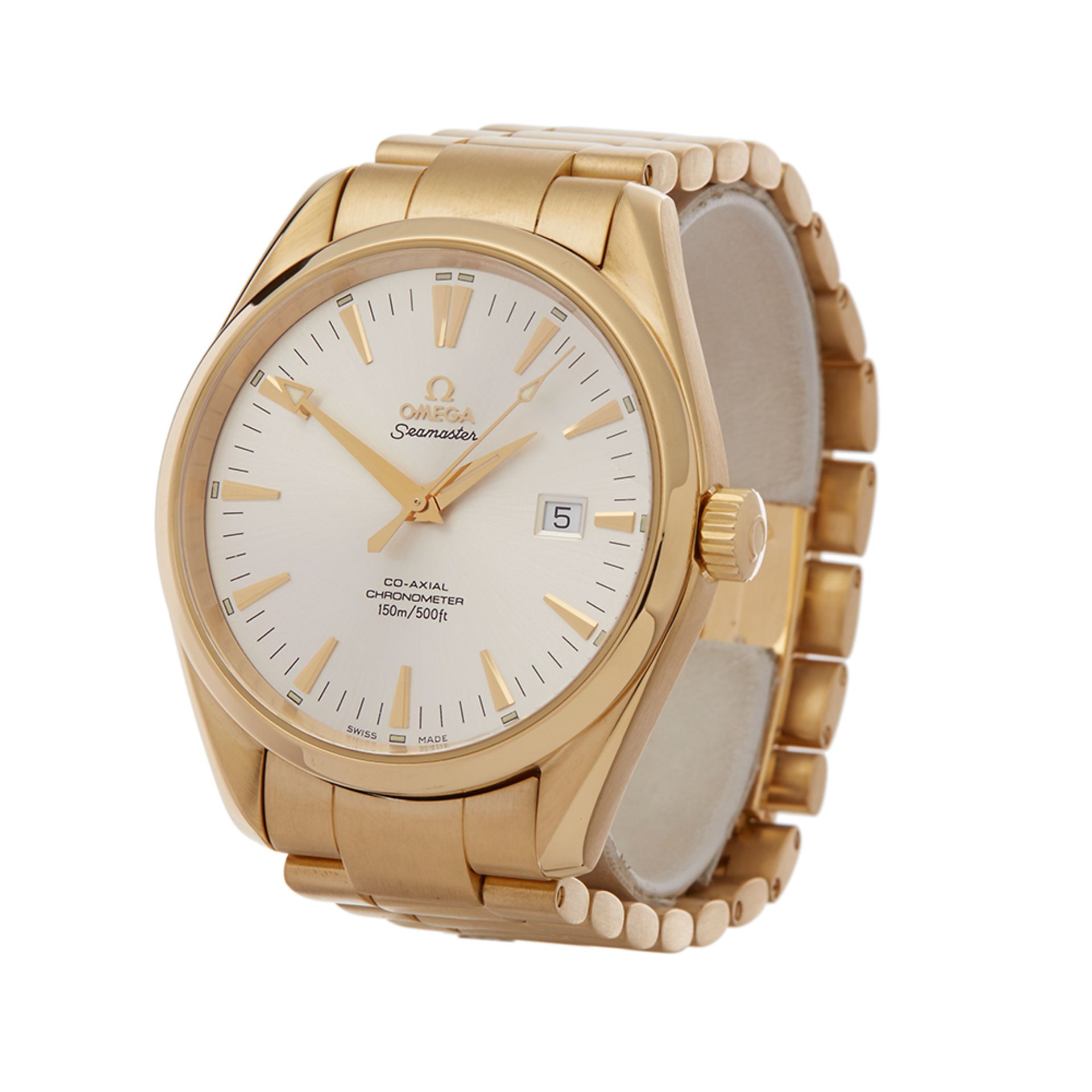 Omega Seamaster 18k Yellow Gold - Image 3 of 7