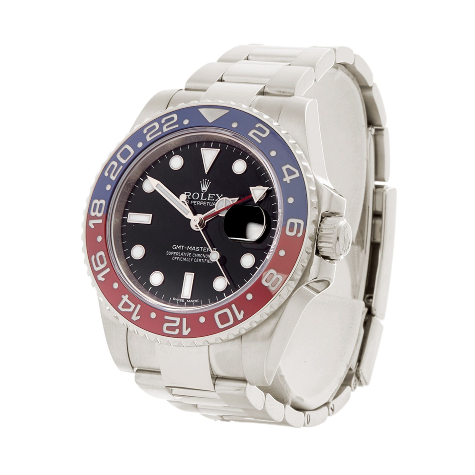 Rolex GMT-Master II Pepsi 40mm 18k White Gold - 116719BLRO - Image 3 of 8