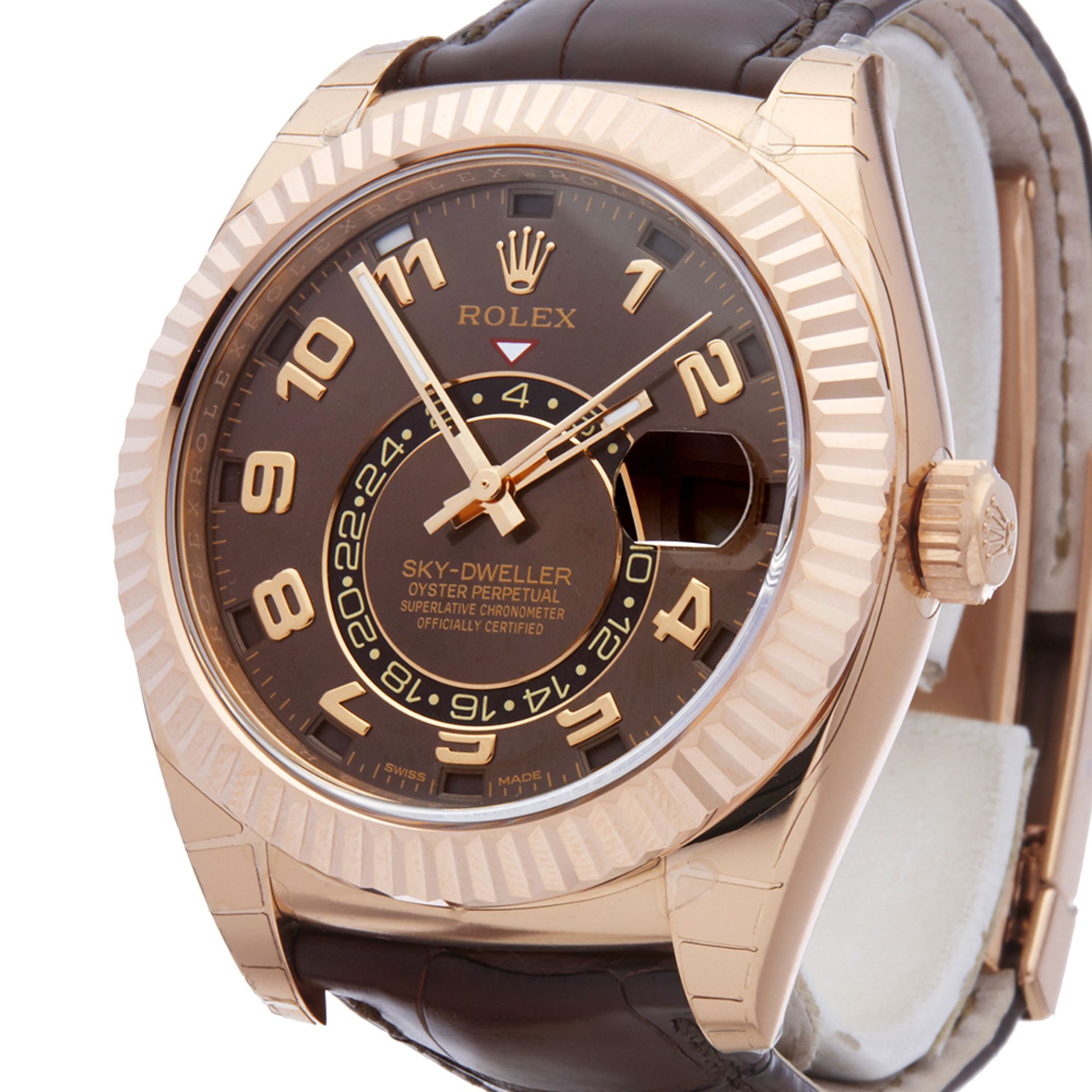 Rolex Sky Dweller 18k Rose Gold - 326135