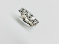 2.50ct diamond five stone ring. 5 x brilliant cut diamonds ( 0.50ct ) H colour and VS clarity. 4