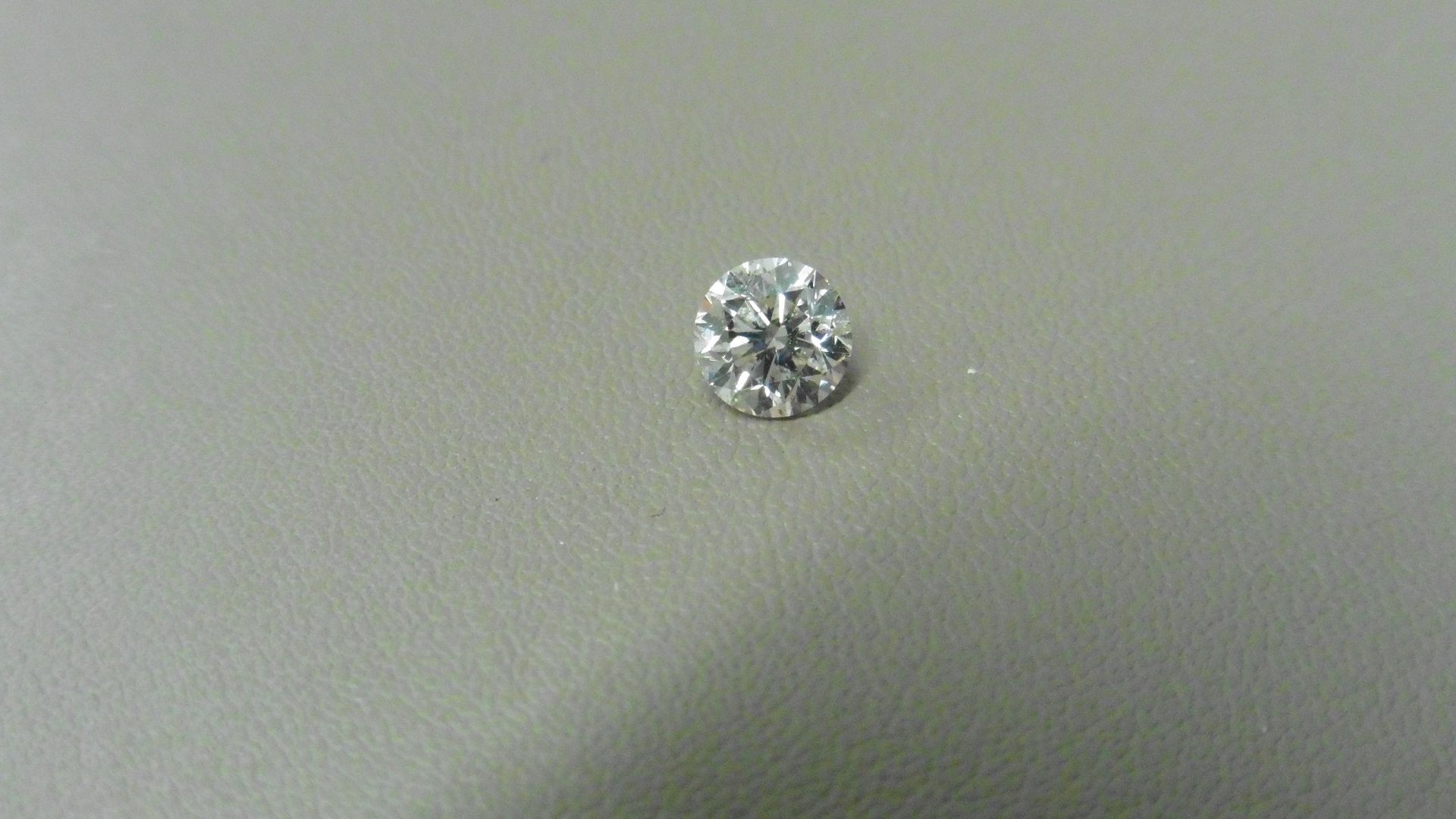 0.91ct brilliant cut diamond, loose stone.J colour and I1 clarity. 5.91 x 6 x 3.96mm. IGI