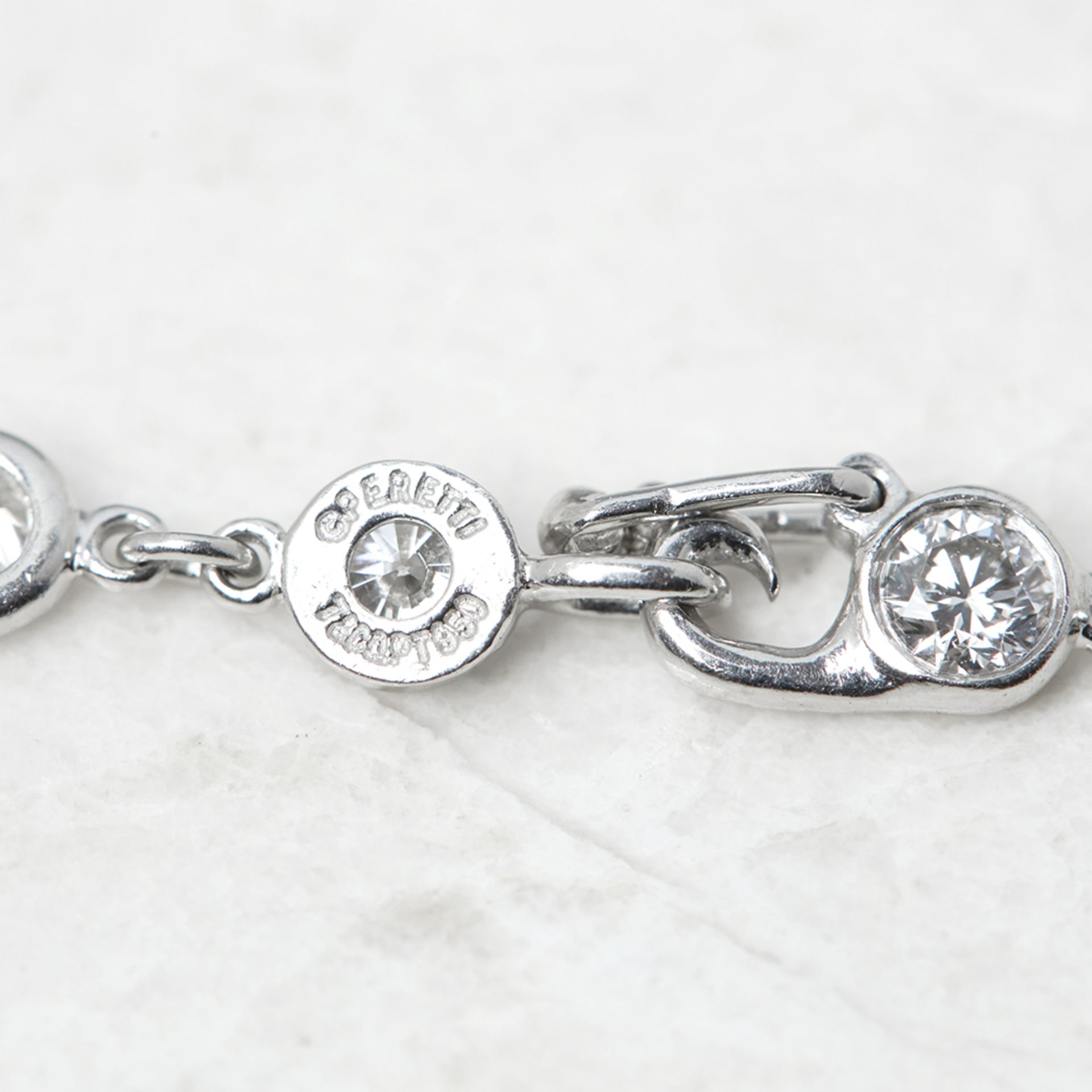 Tiffany & Co. Platinum 2.30ct Diamonds By The Yard Bracelet - Image 6 of 7