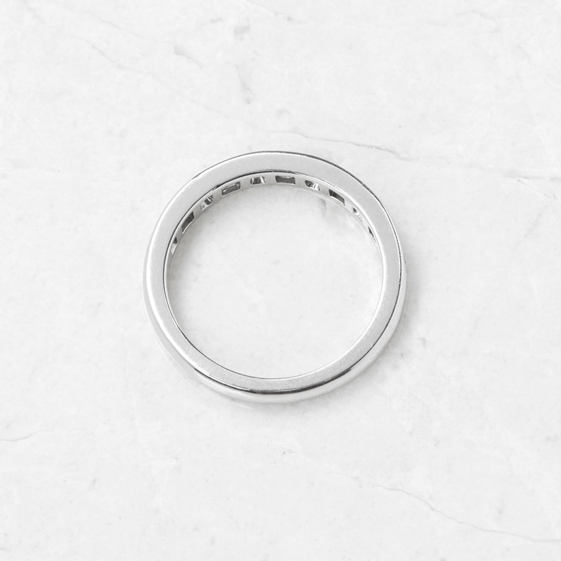 Tiffany & Co. Platinum 0.60ct Diamond Half Eternity Ring - Bild 5 aus 8