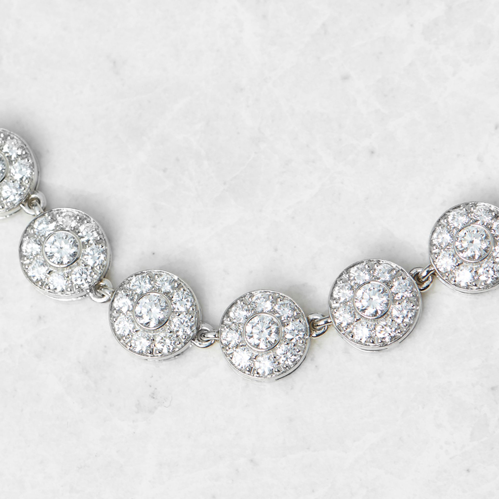 Tiffany & Co. Platinum Diamond Circlet Necklace - Bild 2 aus 7
