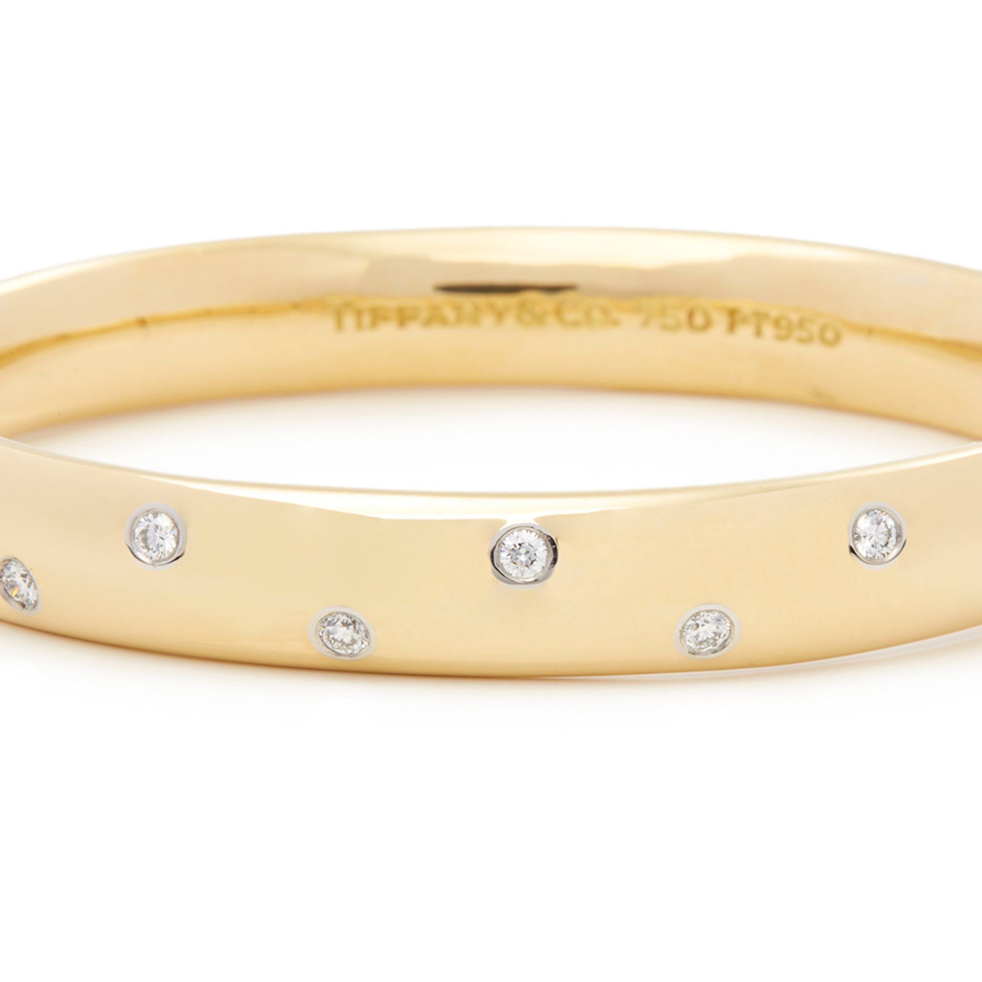 Tiffany & Co. 18k Yellow Gold Diamond Etoile Bracelet - Image 5 of 8