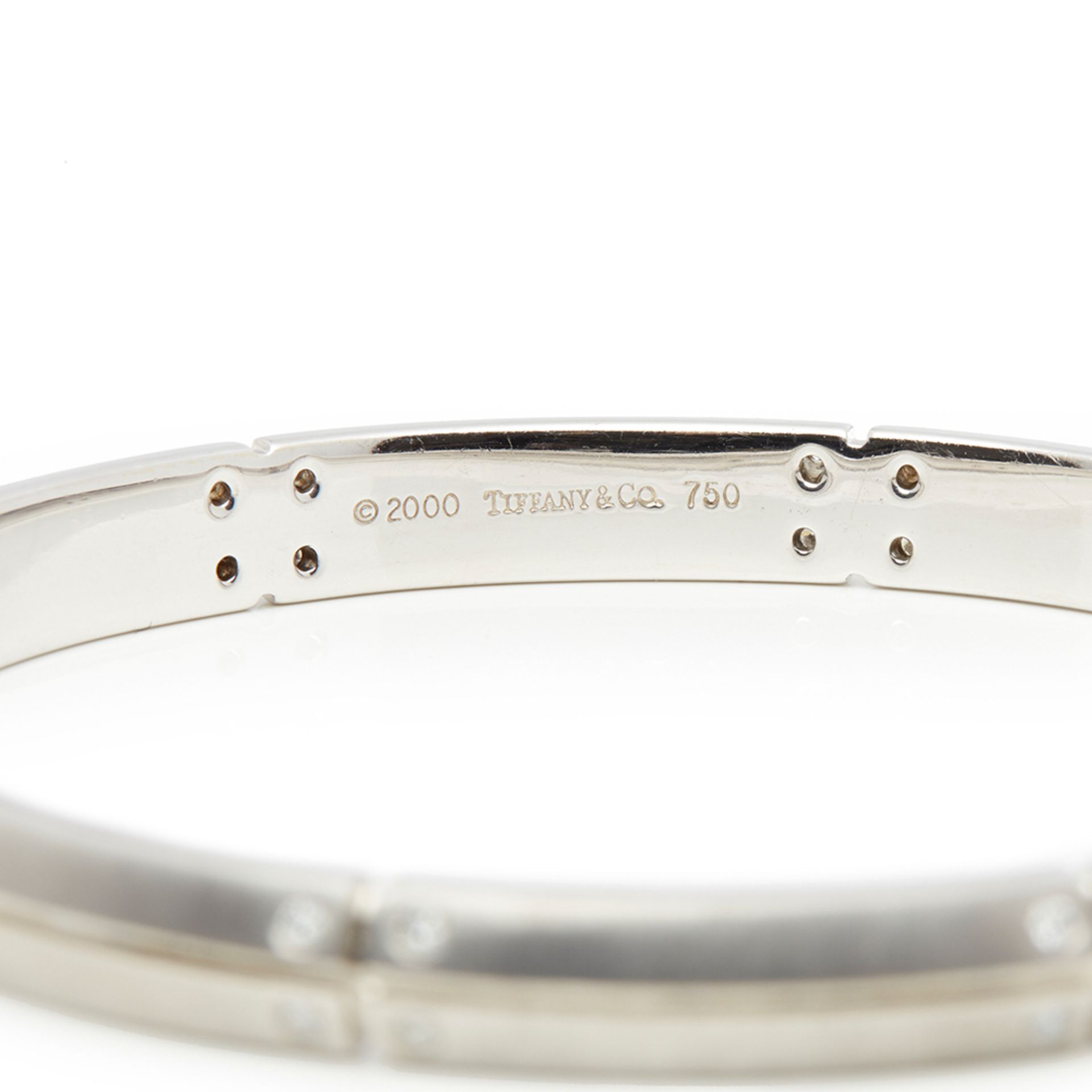 Tiffany & Co. 18k White Gold Diamond Streamerica Bracelet - Image 6 of 7