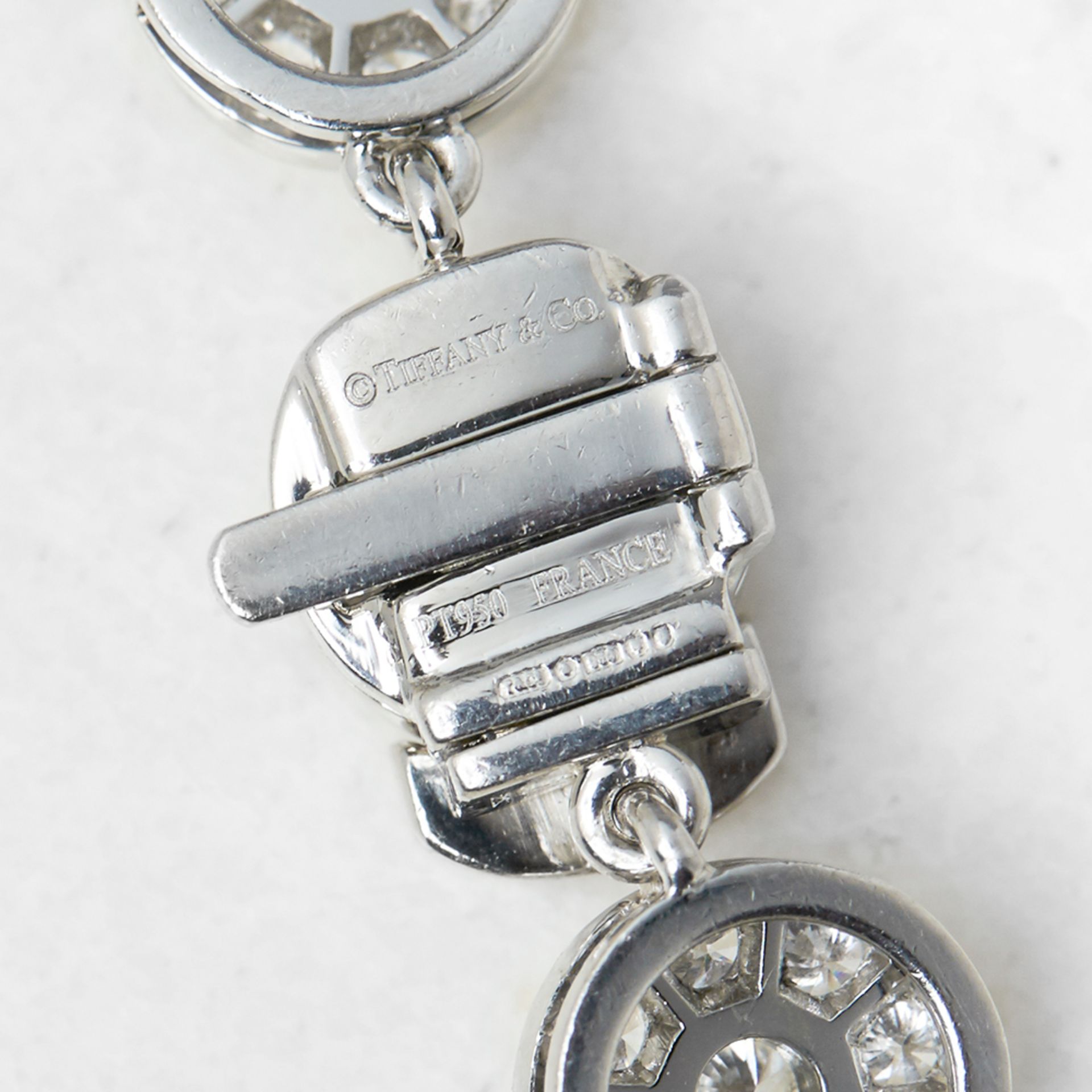 Tiffany & Co. Platinum Diamond Circlet Necklace - Bild 5 aus 7