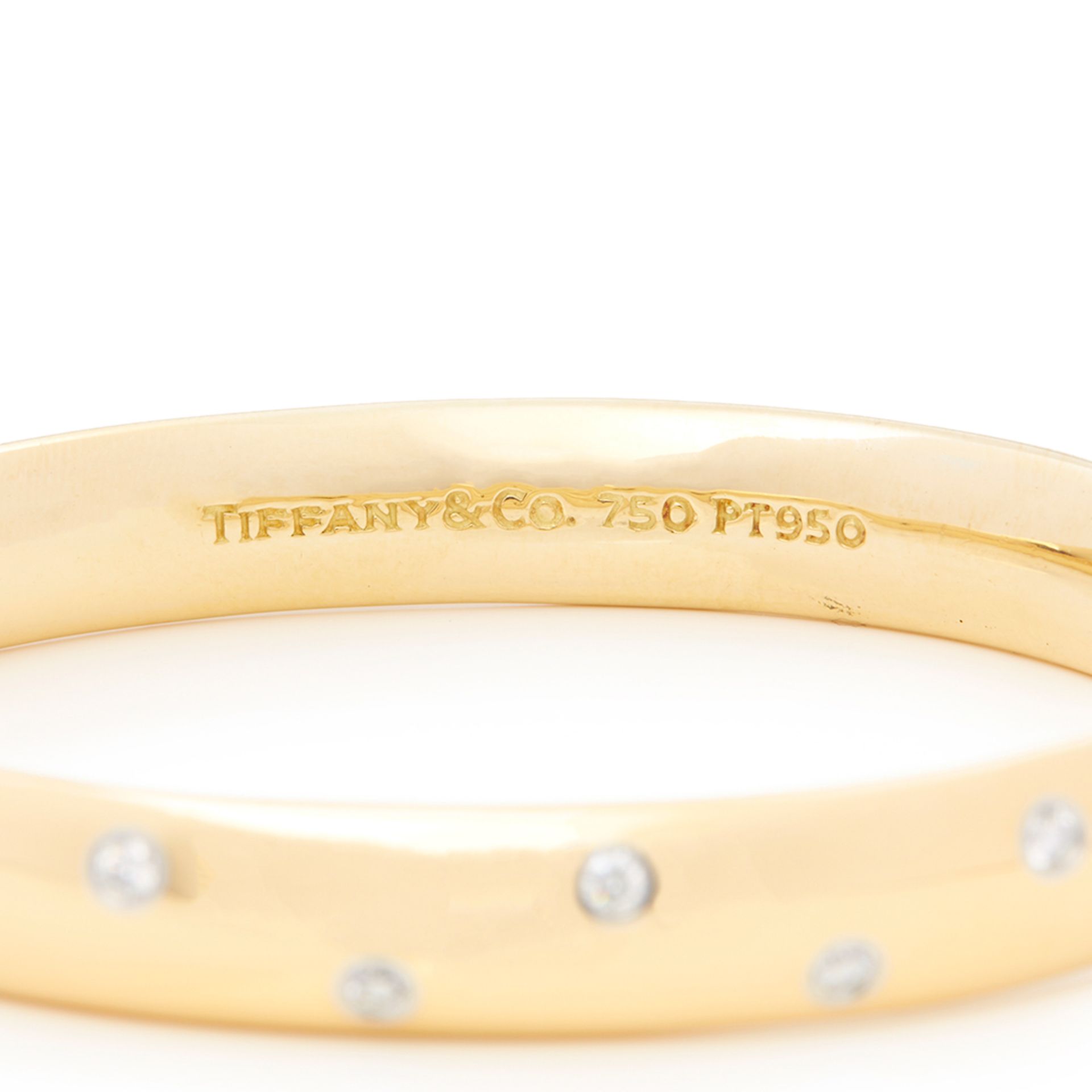 Tiffany & Co. 18k Yellow Gold Diamond Etoile Bracelet - Image 7 of 8