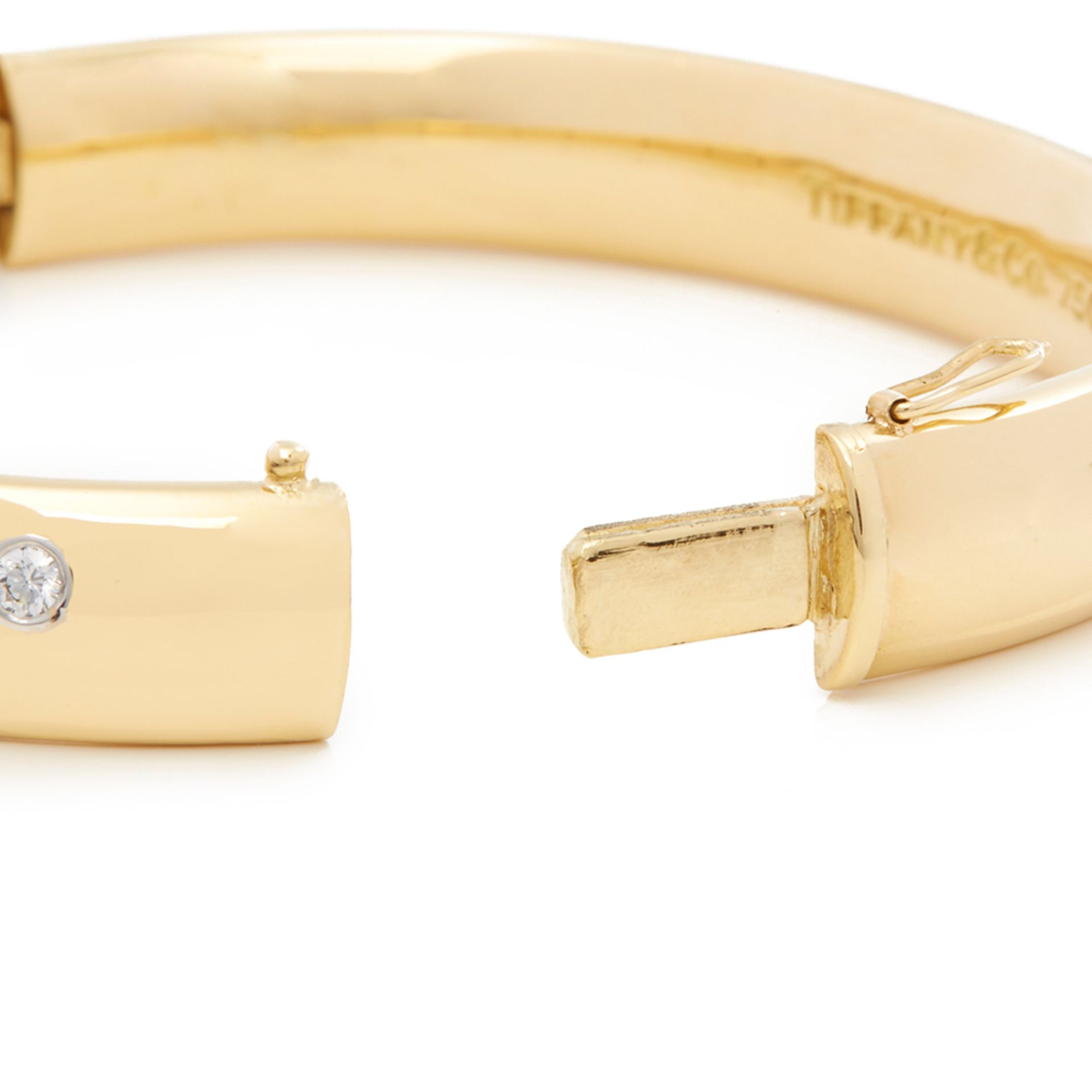 Tiffany & Co. 18k Yellow Gold Diamond Etoile Bracelet - Image 4 of 8