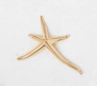 Tiffany & Co. 18k Yellow Gold Starfish Elsa Peretti Brooch