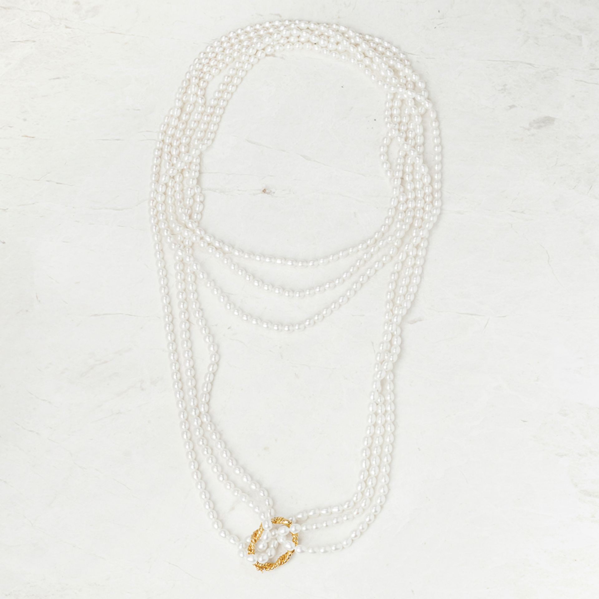 Tiffany & Co. Multi Strand Pearl Paloma Picasso Necklace - Image 4 of 6