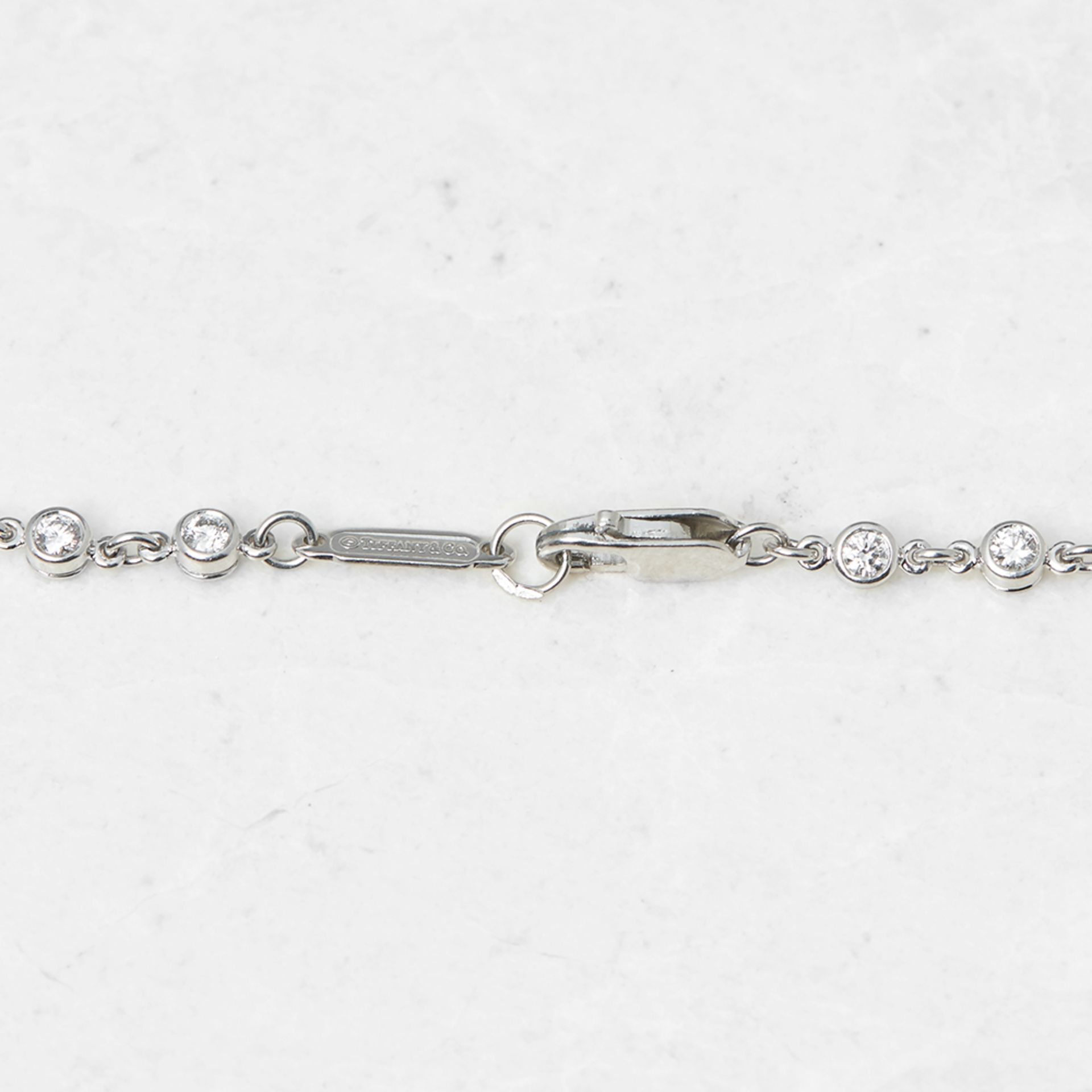 Tiffany & Co. Platinum 2.00ct Diamond Jazz T-Drop Necklace - Image 3 of 7