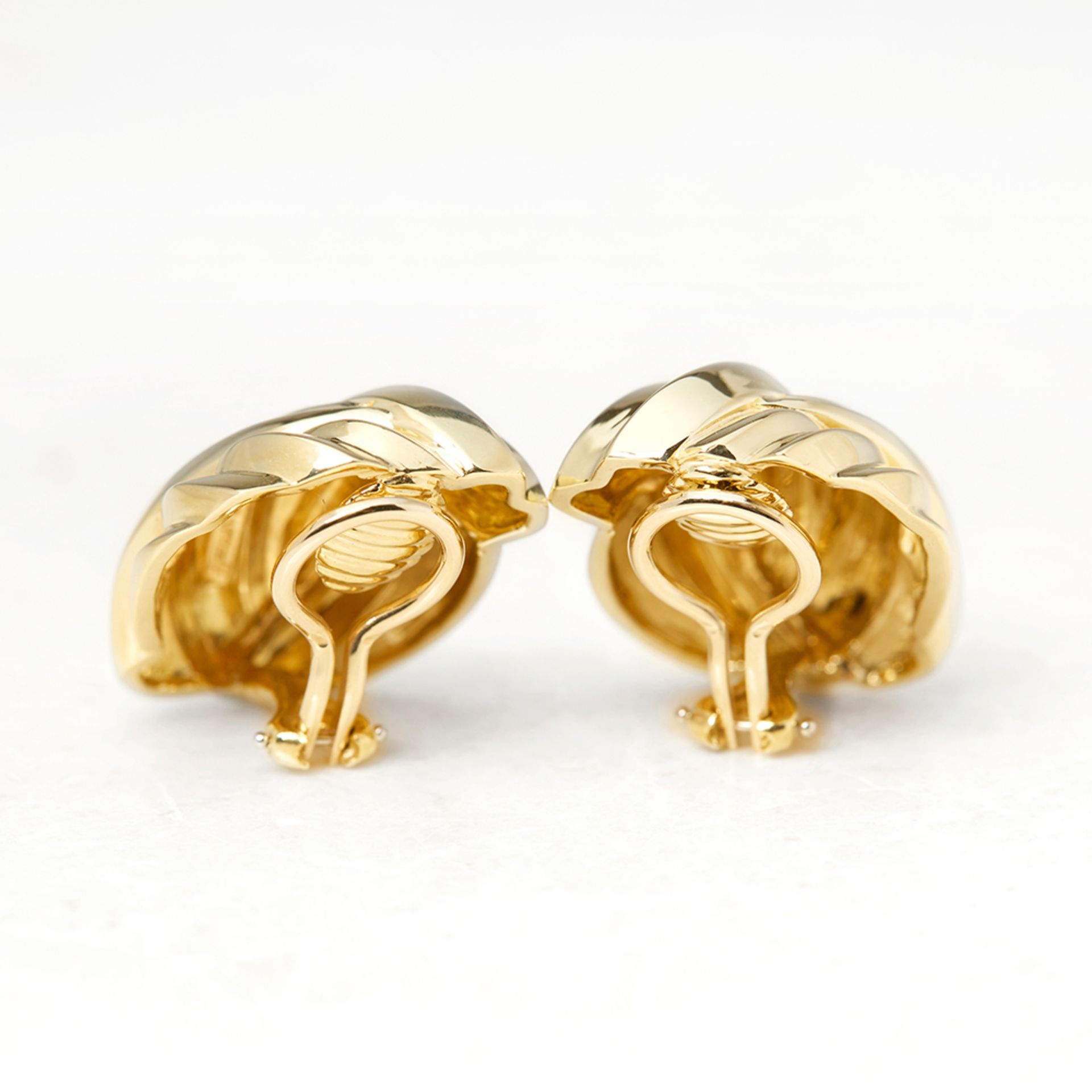 Tiffany & Co. 18k Yellow Gold Ear Clips - Image 5 of 8