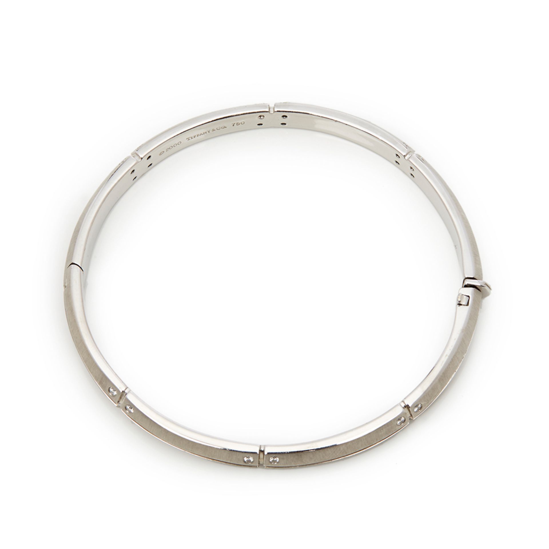 Tiffany & Co. 18k White Gold Diamond Streamerica Bracelet - Image 7 of 7