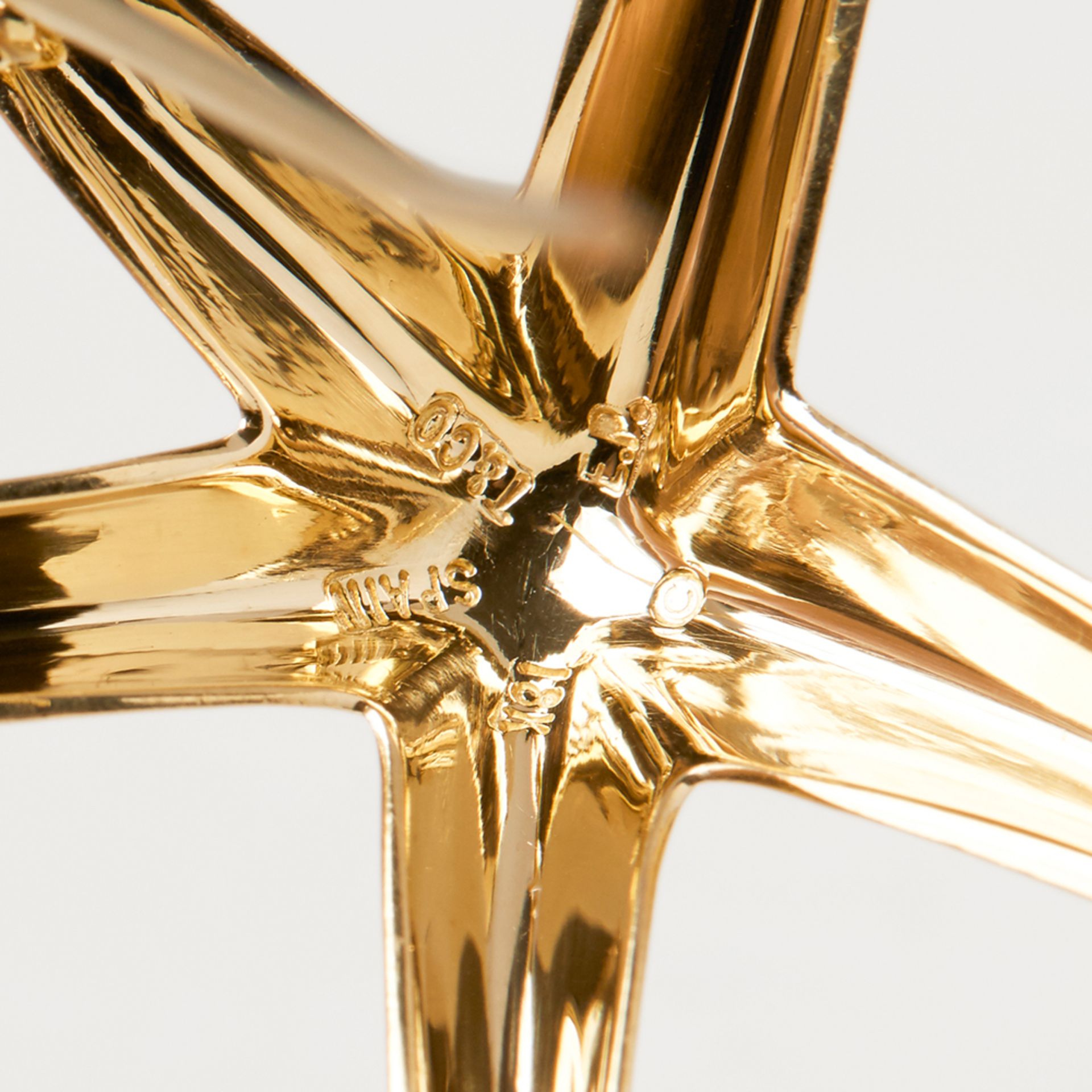 Tiffany & Co. 18k Yellow Gold Starfish Elsa Peretti Brooch - Bild 6 aus 6
