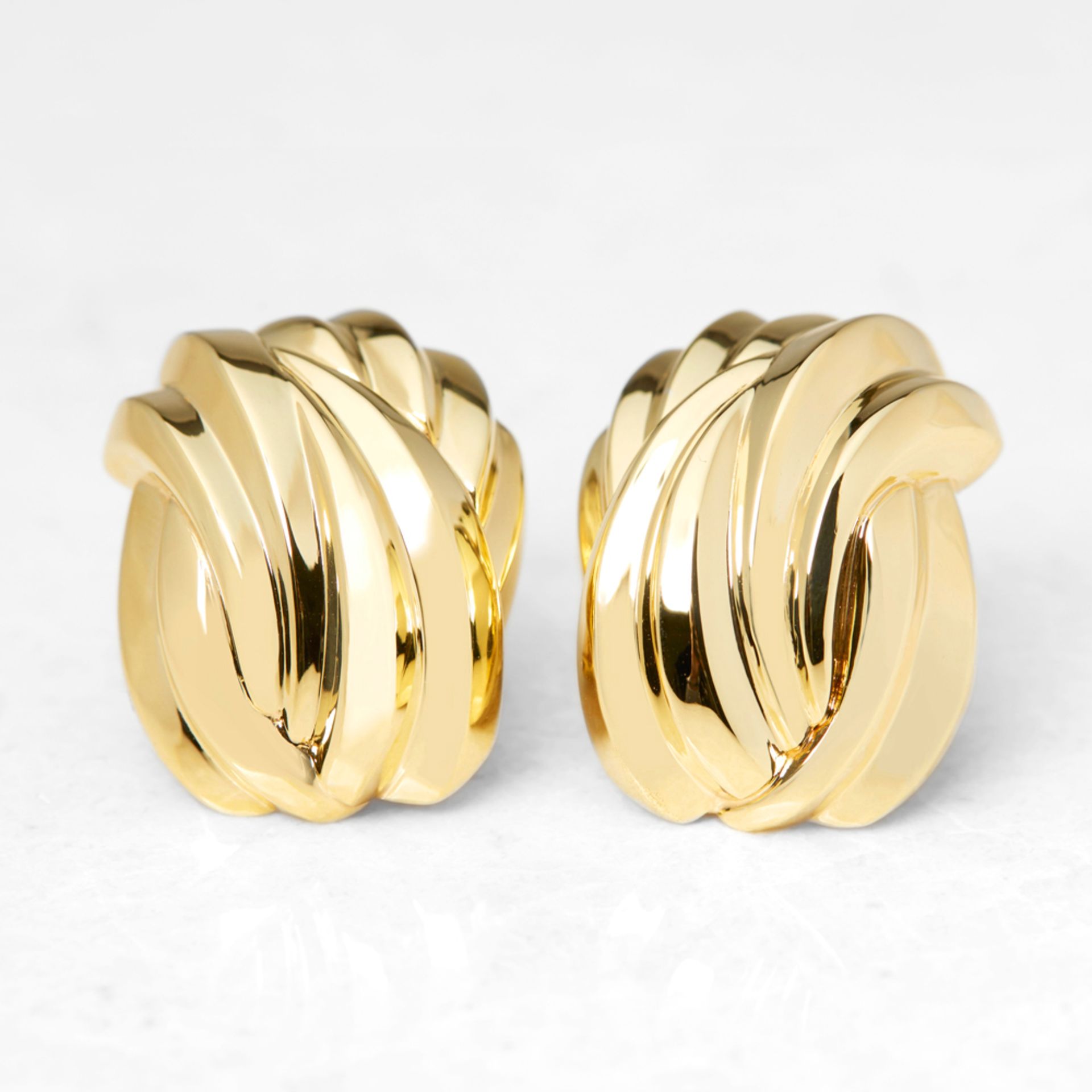 Tiffany & Co. 18k Yellow Gold Ear Clips