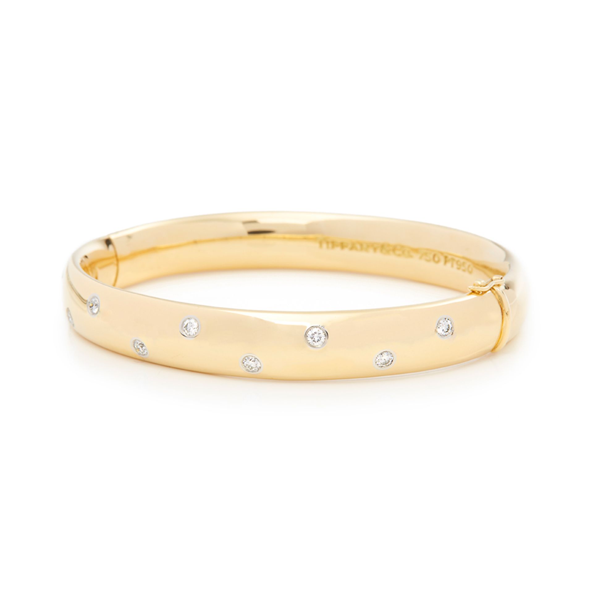 Tiffany & Co. 18k Yellow Gold Diamond Etoile Bracelet