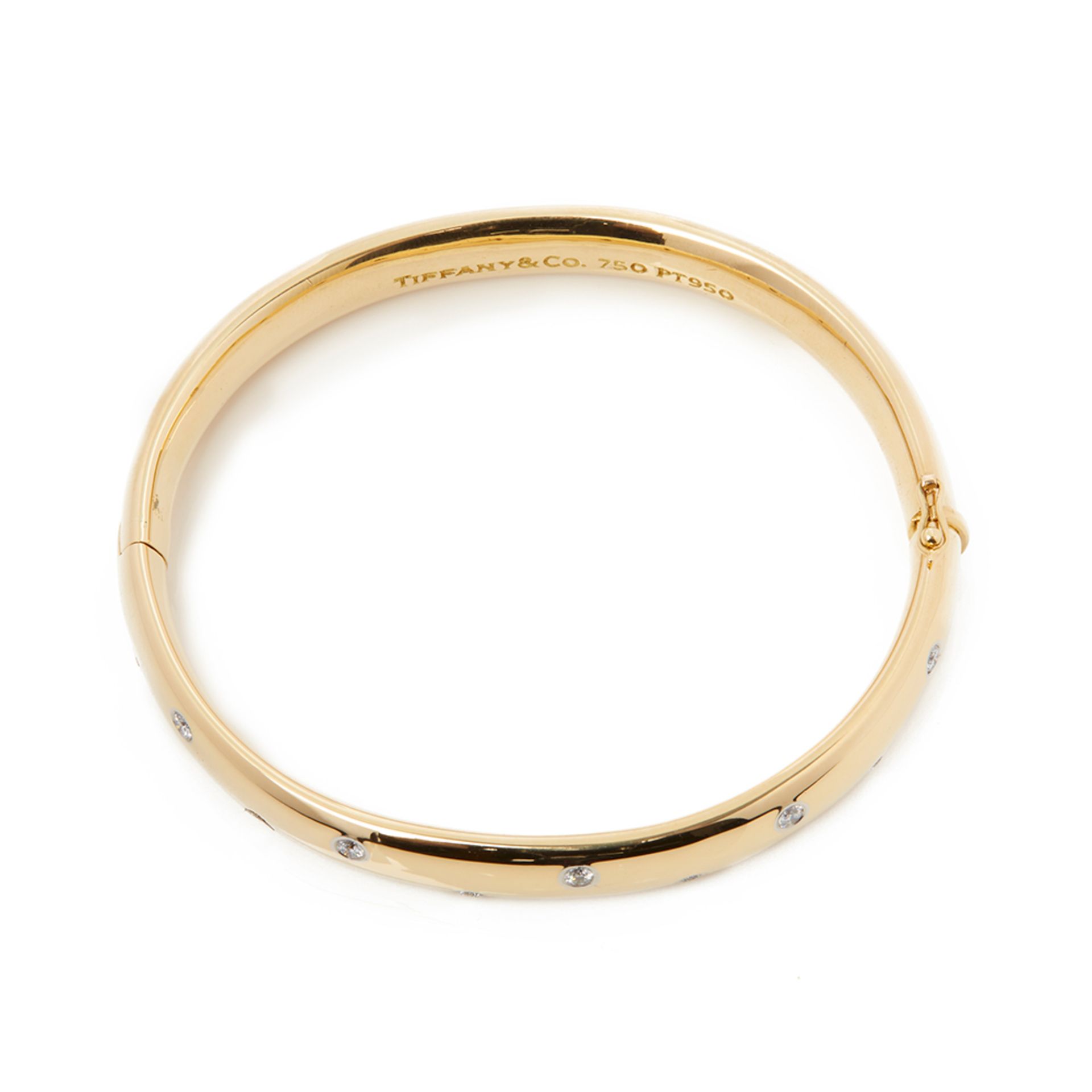 Tiffany & Co. 18k Yellow Gold Diamond Etoile Bracelet - Image 6 of 8