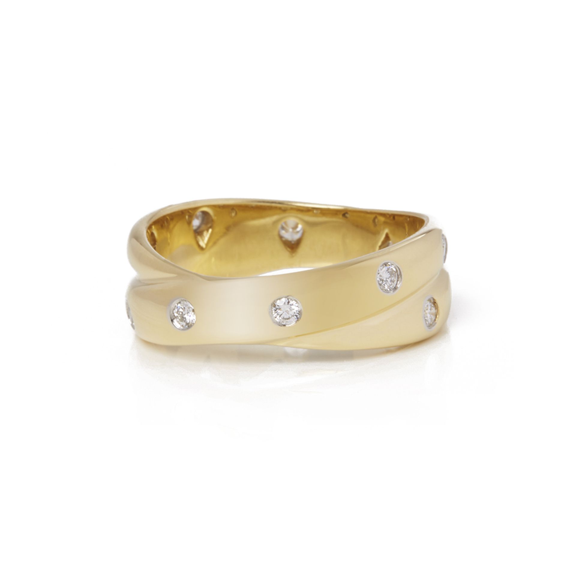 Tiffany & Co. 18k Yellow Gold Diamond Etoile Ring - Image 2 of 6